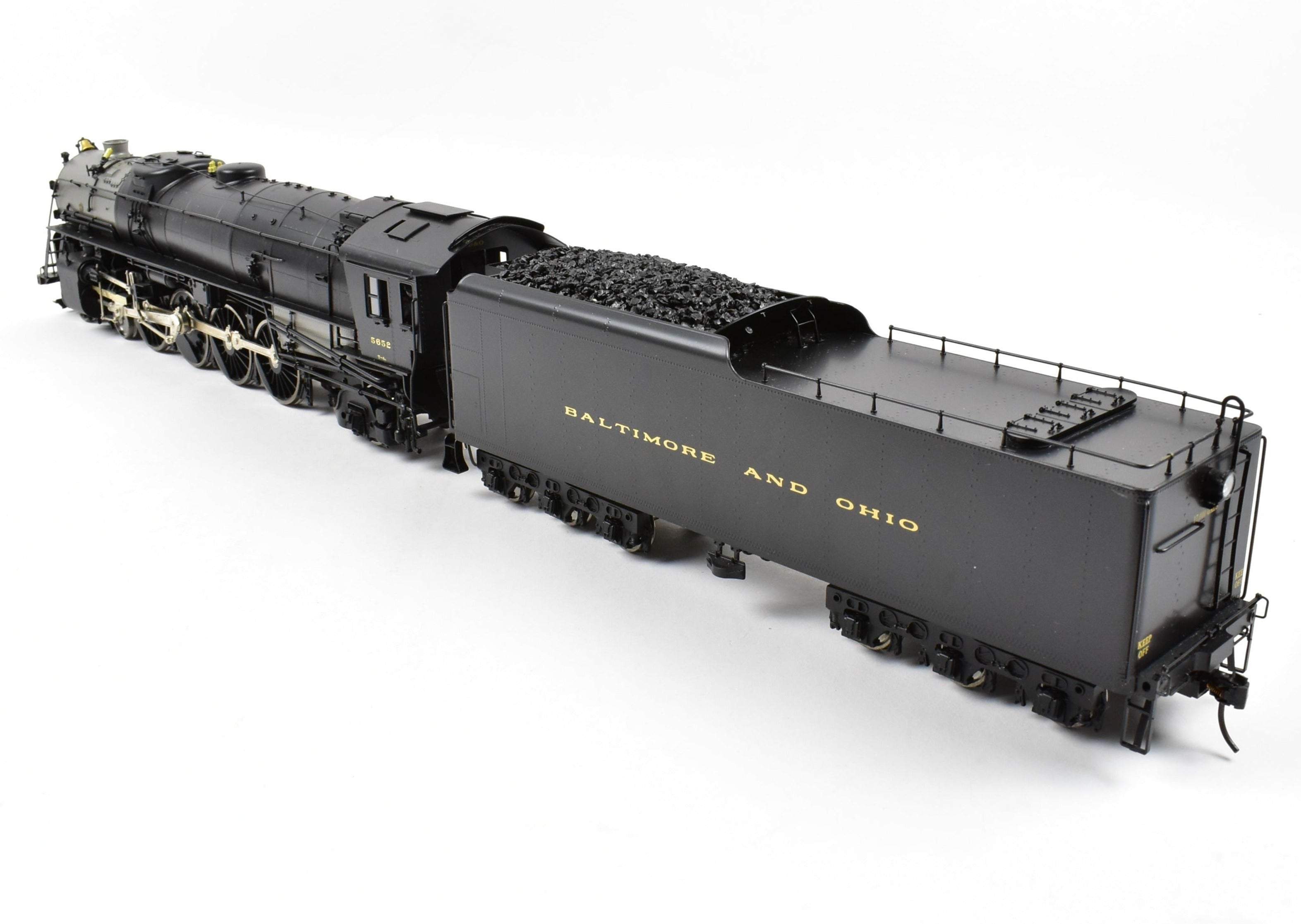 O Scale Brass Model Train - Sunset Models B&O Baltimore and Ohio T4A 4-8-2 FP Locomotive #5652