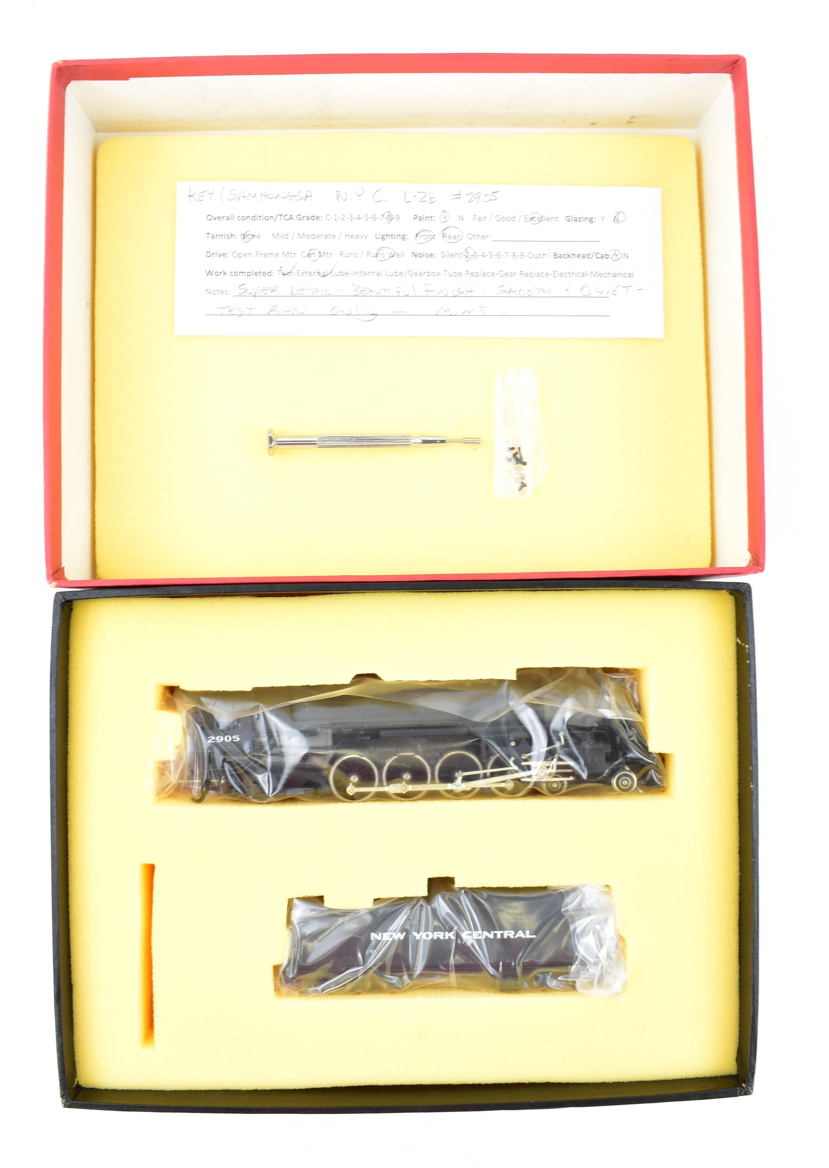 HO Scale Brass Key Imports NYC New York Central L - 2b 4 - 8 - 2 Mohawk 1989 CS - 68 Model