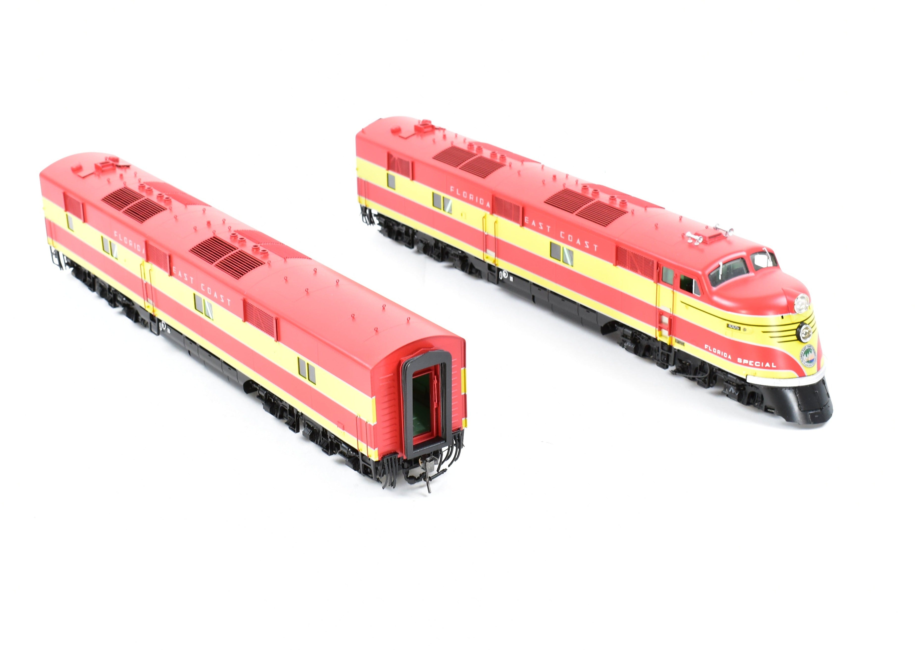 O Scale Brass Key Model Imports FEC EMD E6A/B Set No. 1005-A&B Factory Painted