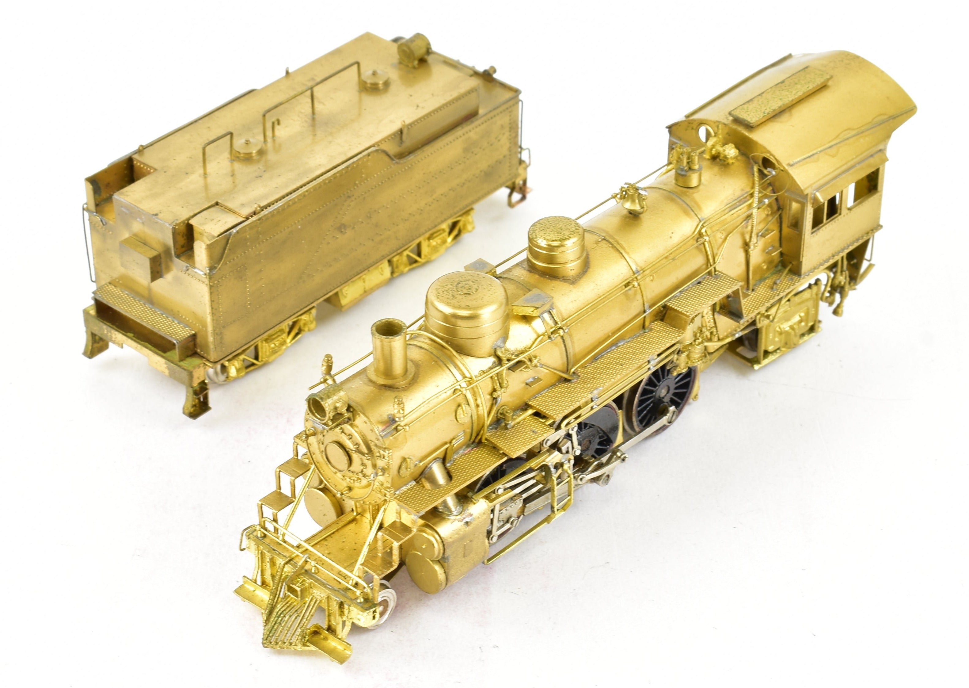 HO Scale Brass Balboa ATSF - Santa Fe 2-6-2 Prairie Class Steam Locomotive Model 1812 with Mild Foam Damage