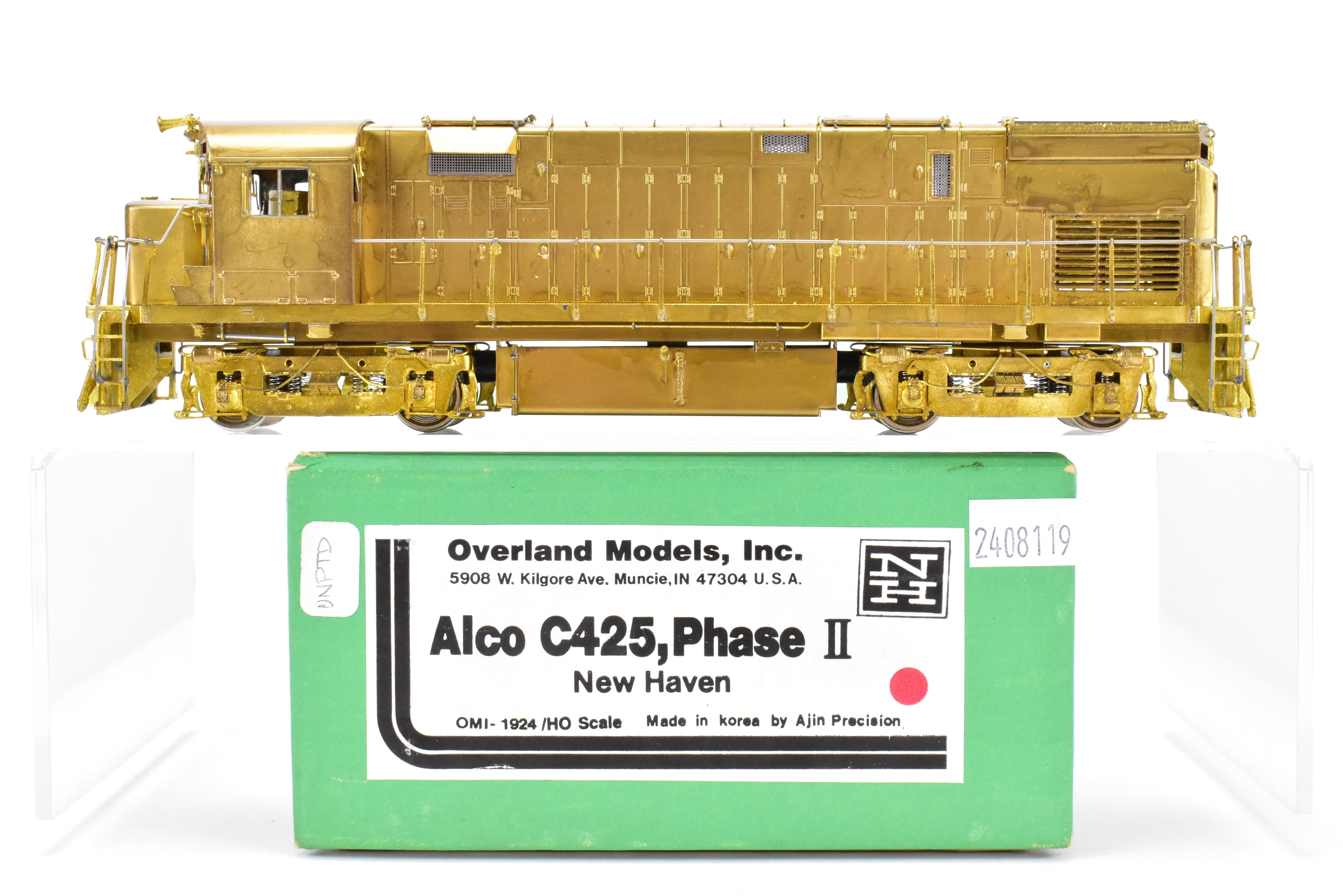 HO Scale Brass Model Train - Overland Models Inc. (OMI) New Haven ALCO C425 Phase II Replica