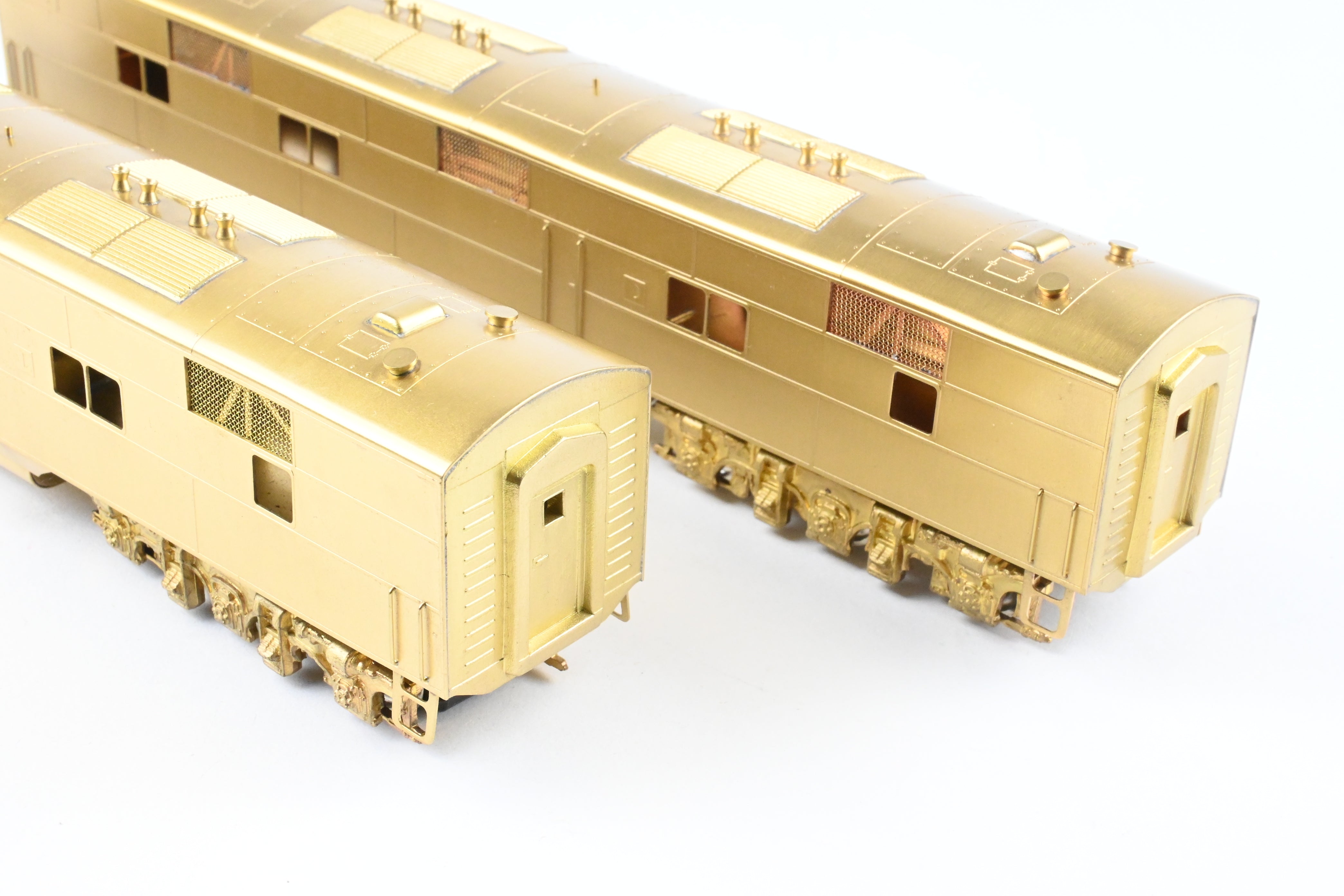 HO Scale Brass Hallmark Model Train Sets of Various Roads - EMD E3/6 A/B Set with Powered A Unit and Unpowered B Unit