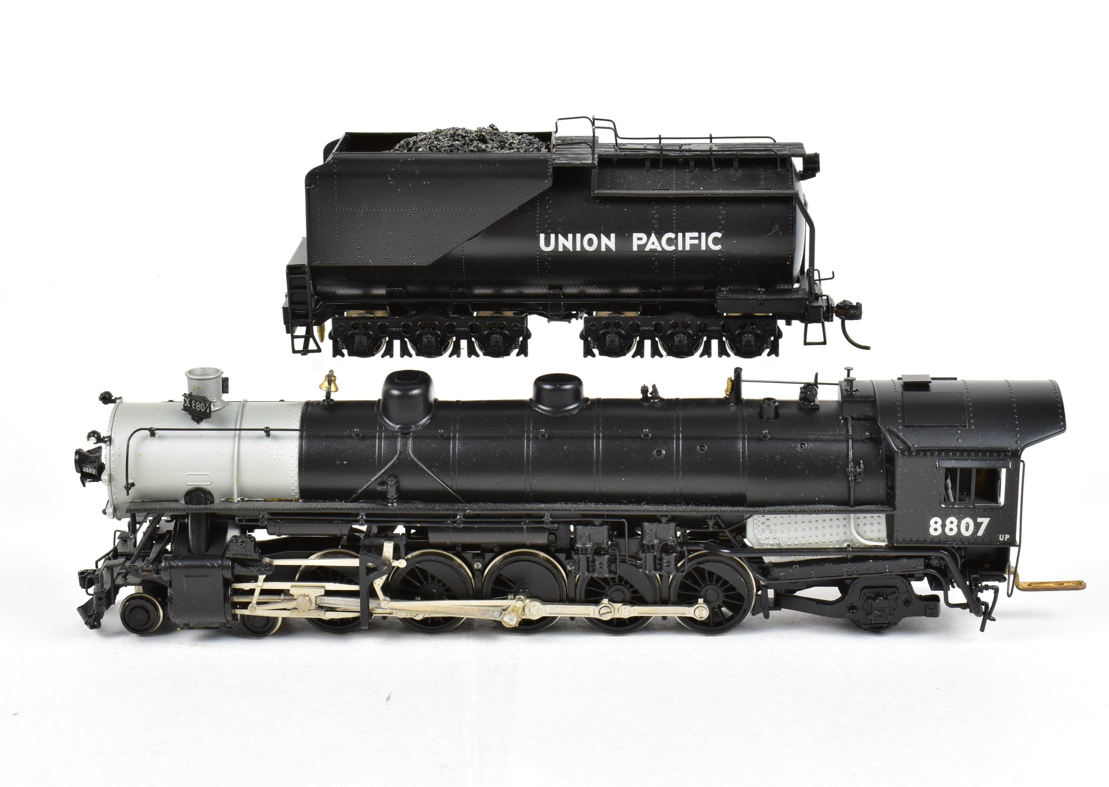 HO Scale Brass Train Model by Westside Model Co., Union Pacific 8800 Class 4-10-2 Locomotive, Custom Painted with Number 8807