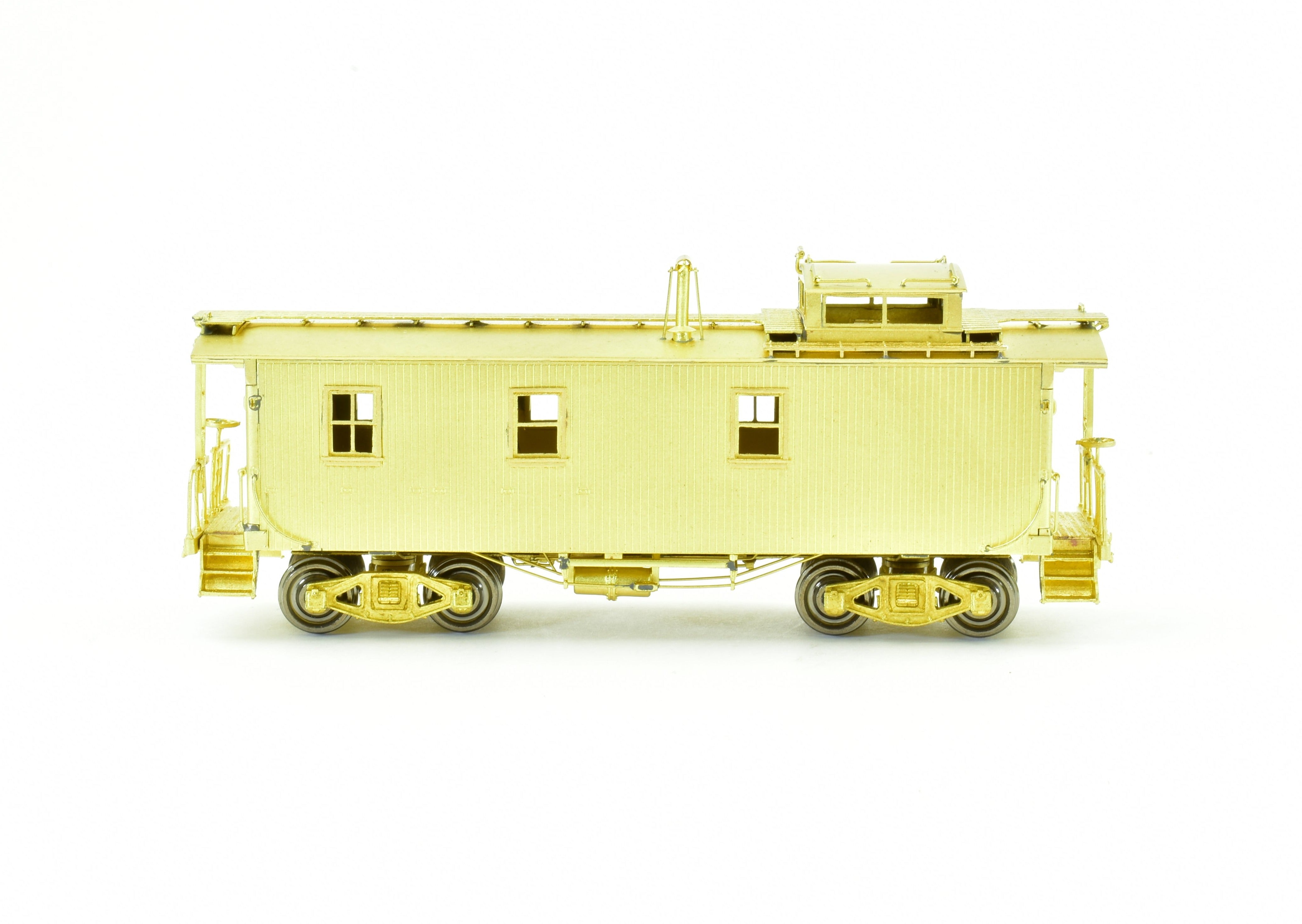 HO Scale Brass OMI - Overland Models, Inc. Pittsburgh & Lake Erie NYC Wood Caboose Model with Spare Parts