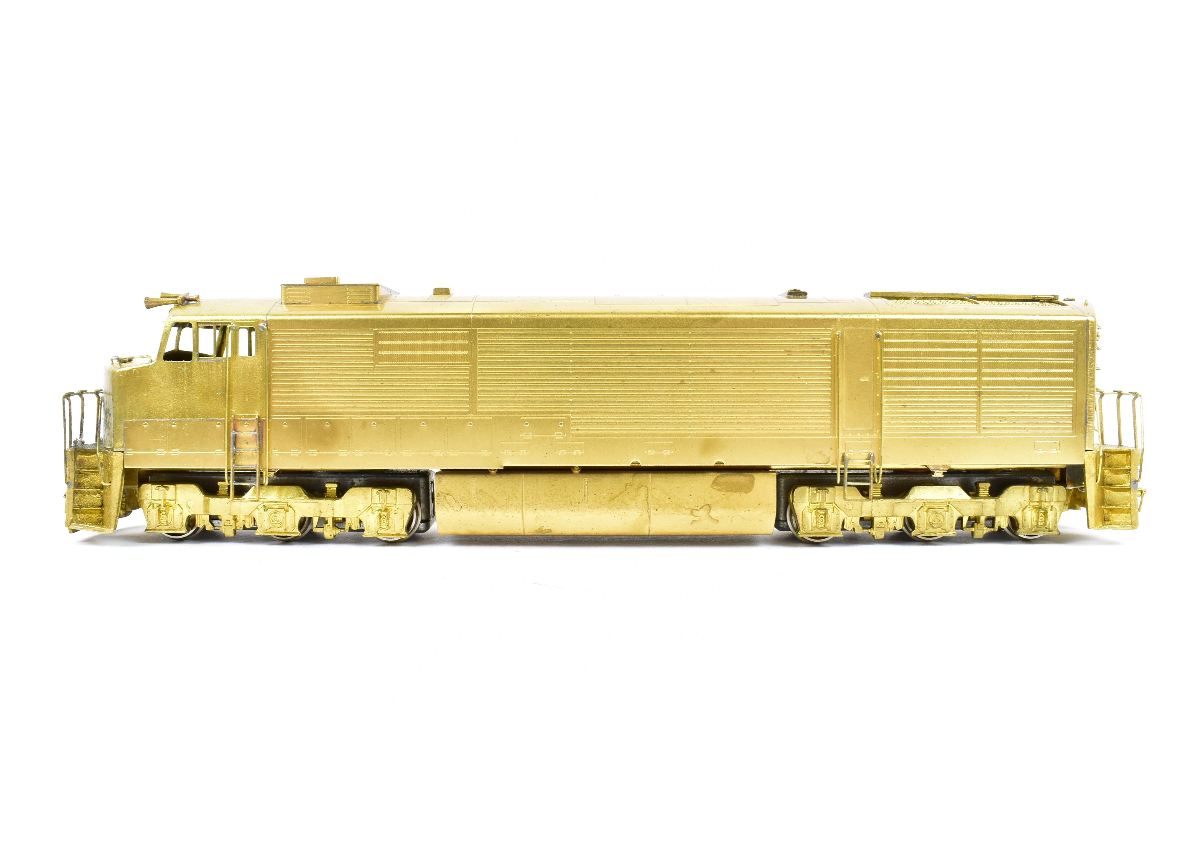 High - Quality HO Scale Brass Hallmark Models ATSF - Santa Fe GE U30CG Cowl - Style Passenger Diesel Locomotive with New NWSL Gears