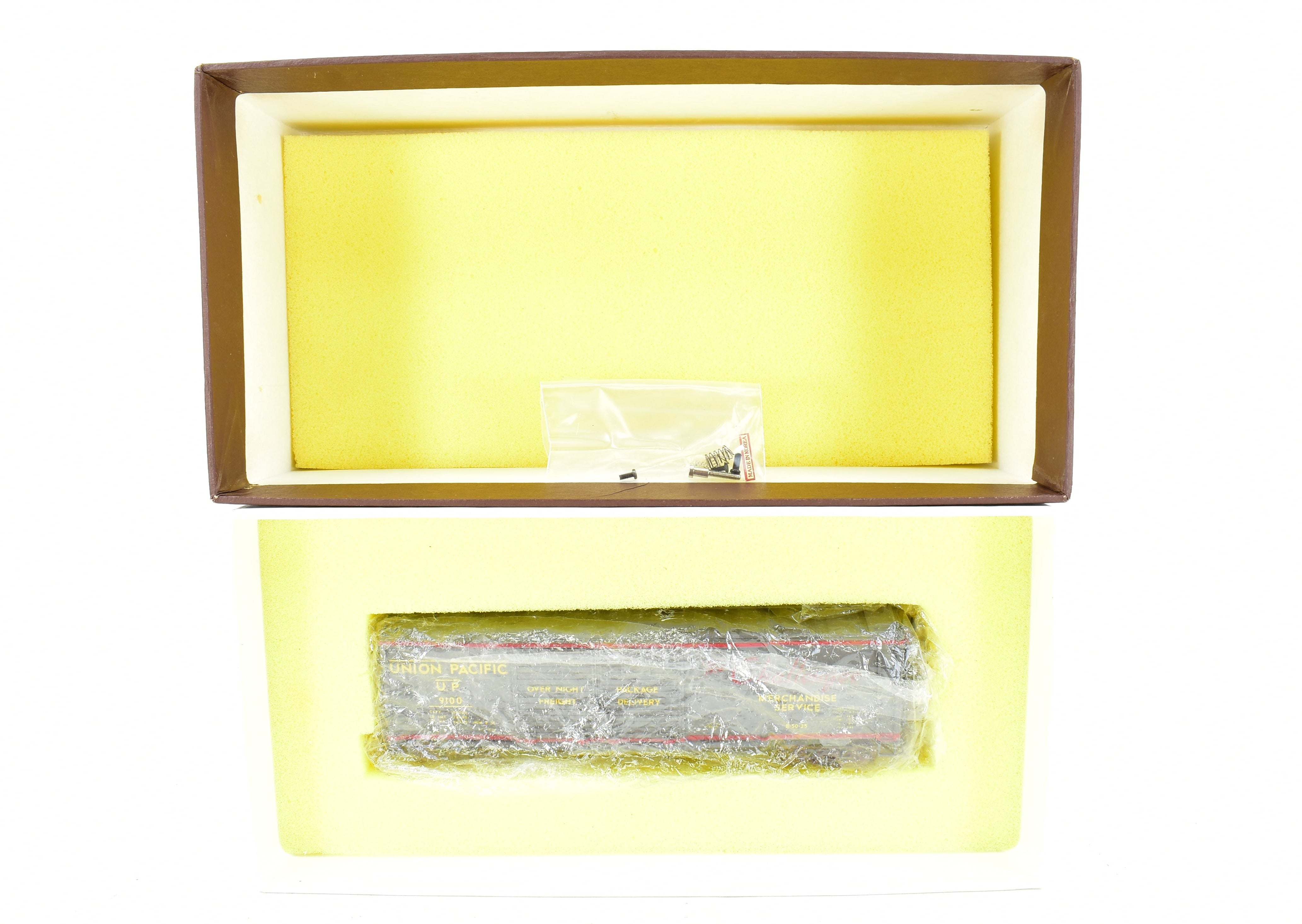 HO Scale Brass Union Pacific Express Box Car B-50-25 Series No. 9100