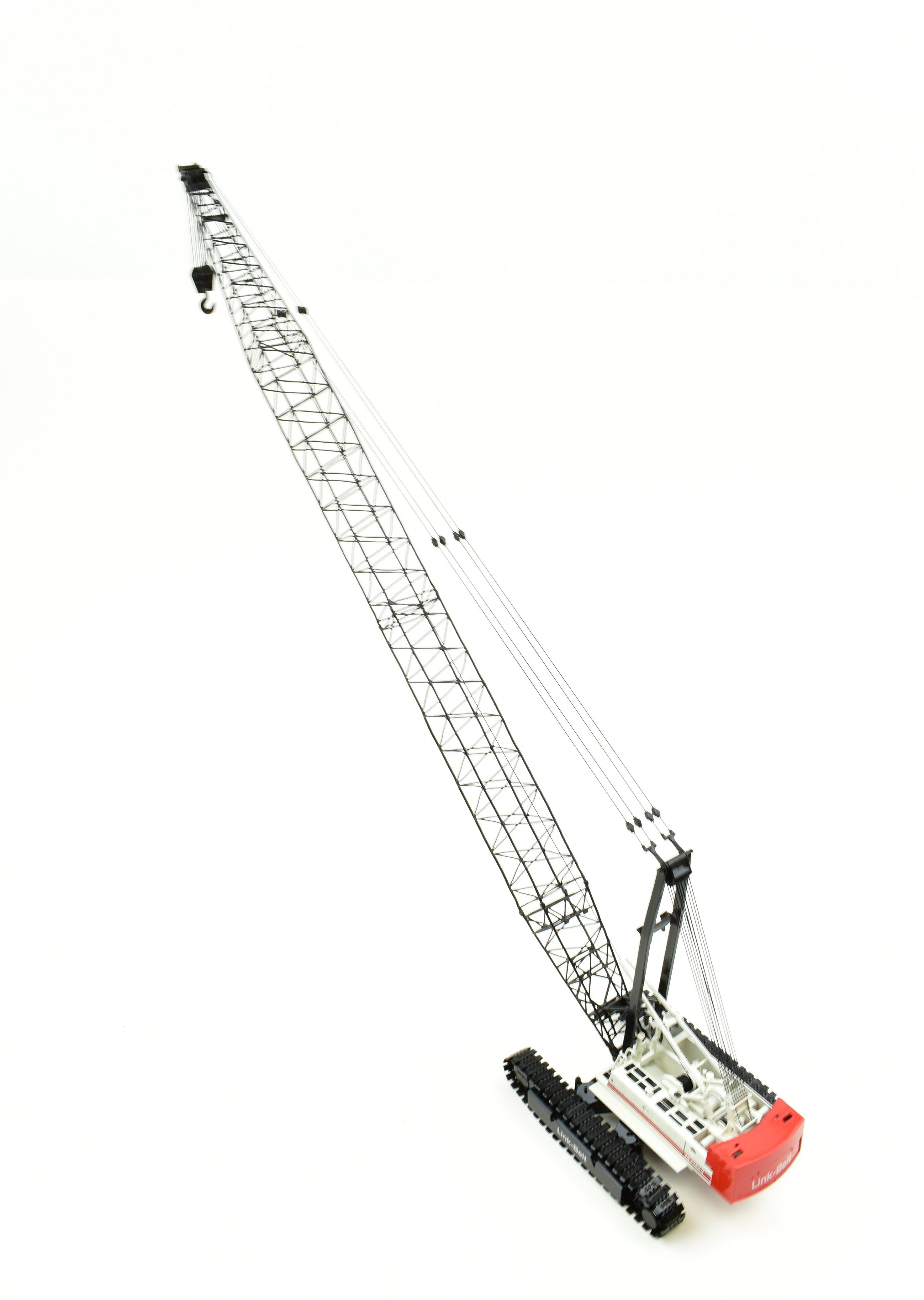 High - Quality HO Brass Construction Model - CON CCM No. 248H Caterpillar Link - Belt LS - 248 H II Lattice Boom Crawler Crane for Collectors