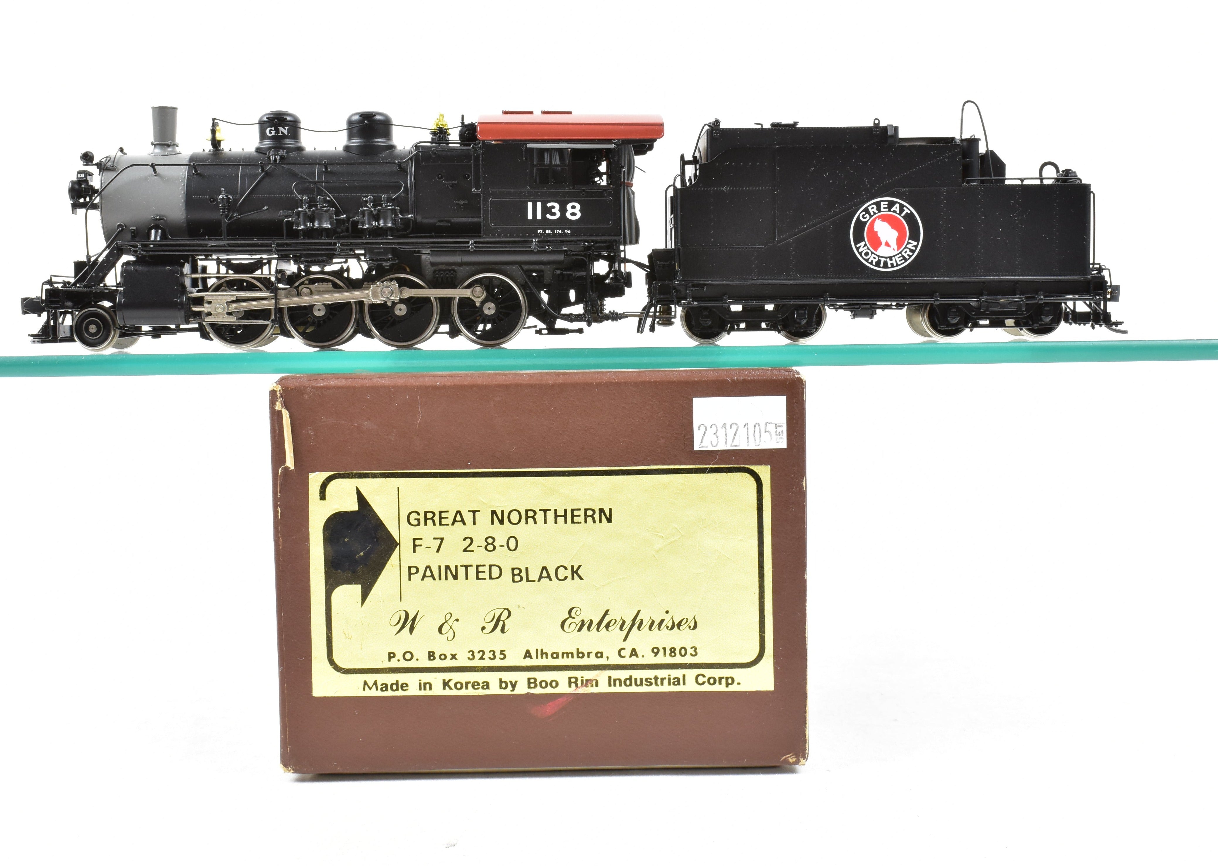 HO Brass Great Northern F-7 2-8-0 FP #1138 by W&R Enterprises with DCC and Sound