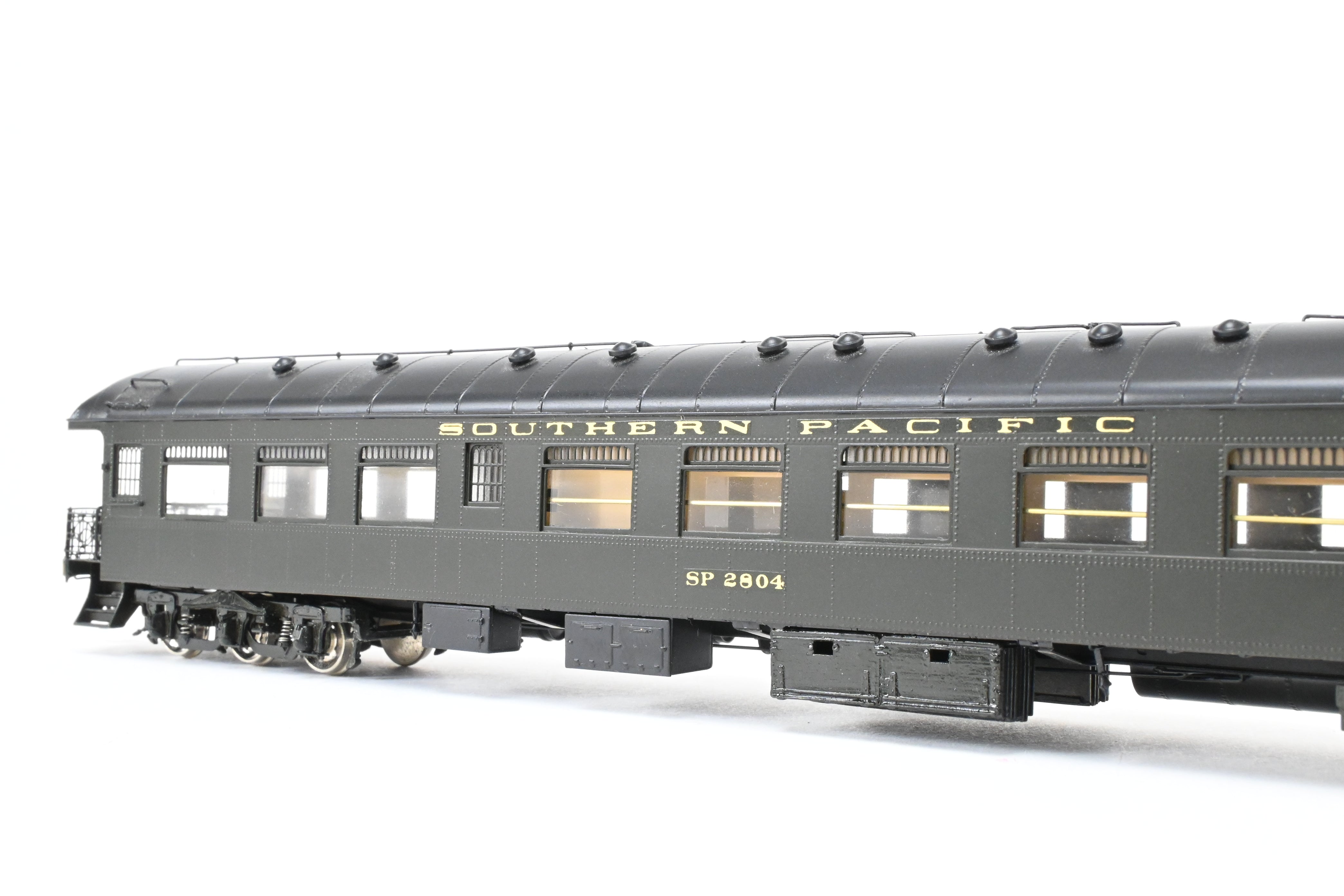 HO Scale Brass Precision Scale Co. Model of Southern Pacific Harriman CS 72' Observation Car Class 70 - O - 1, FP SP 2904