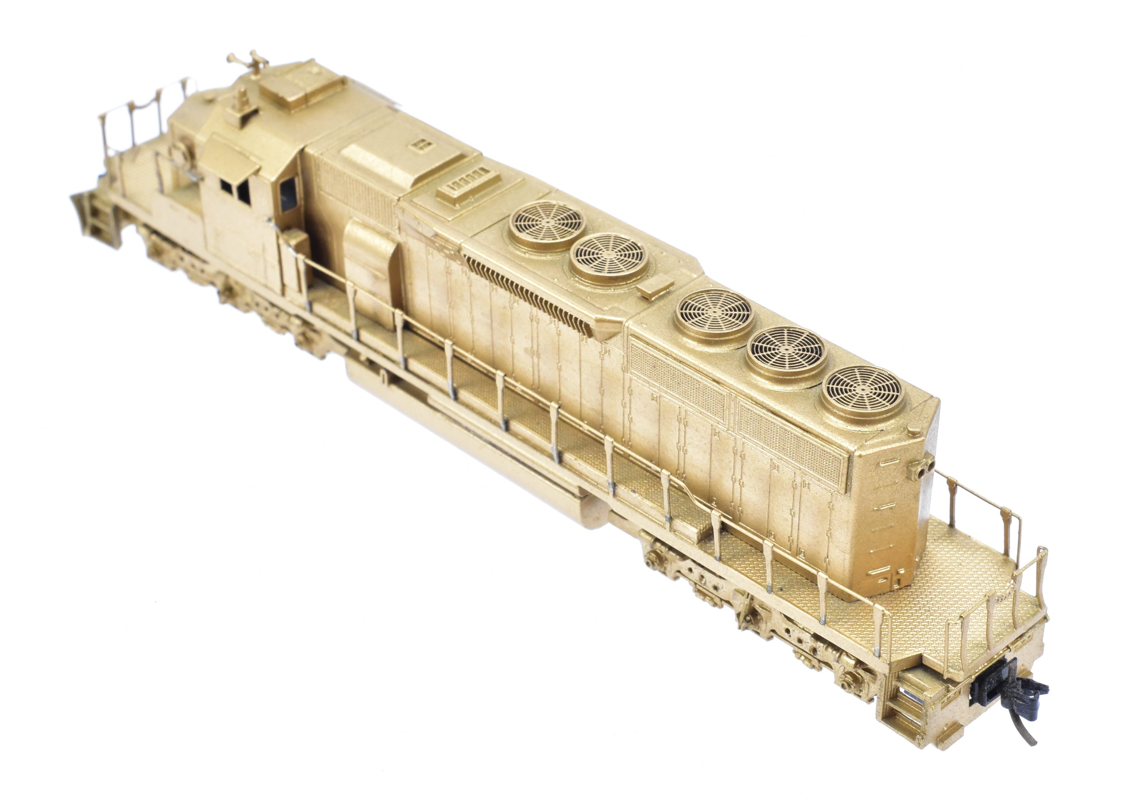 Unpainted N Scale Brass Key Imports AT&SF Santa Fe EMD SD40 - 2 Medium Nose Model