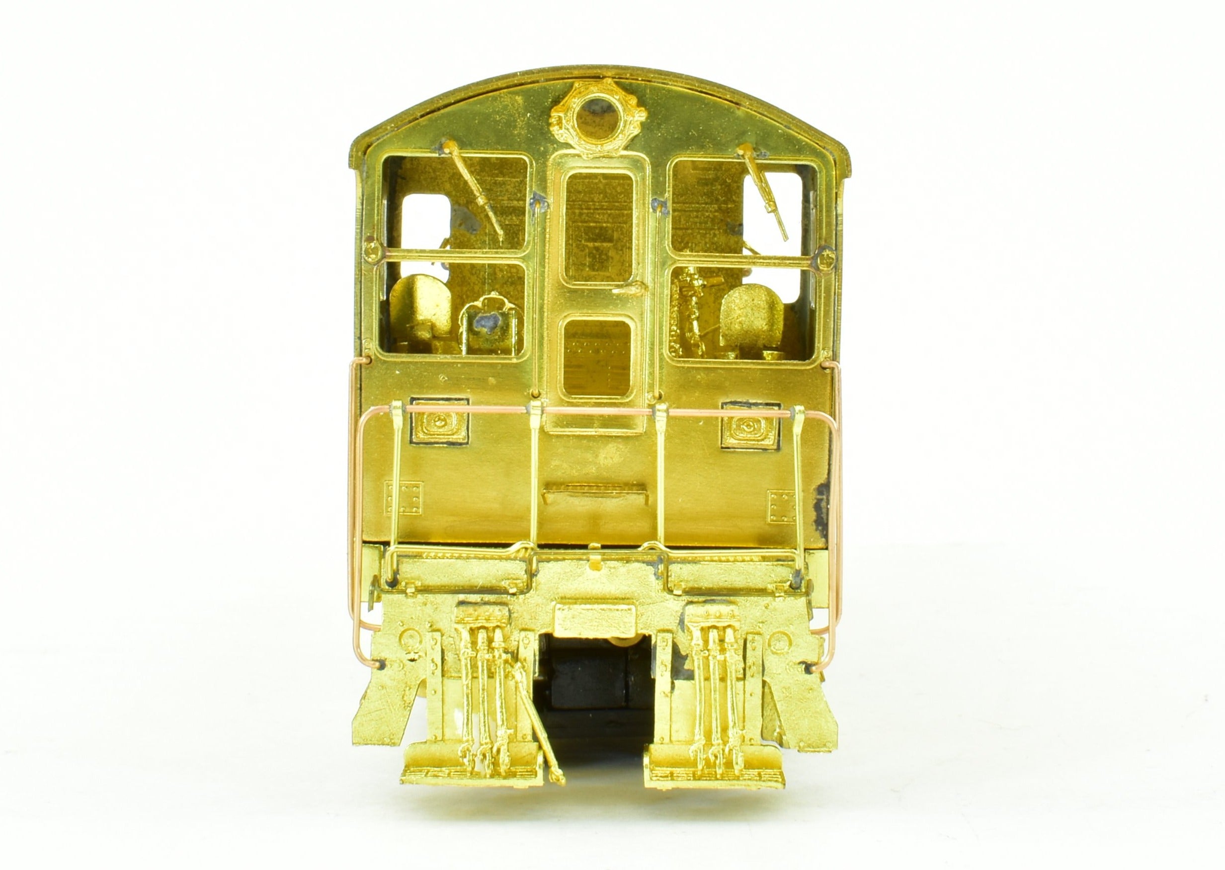 HO Scale Brass Model Train - Overland Models Inc. ATSF/NYC - Santa Fe/New York Central Fairbanks Morse FM H - 12 - 44 Locomotive with Cab Overhang
