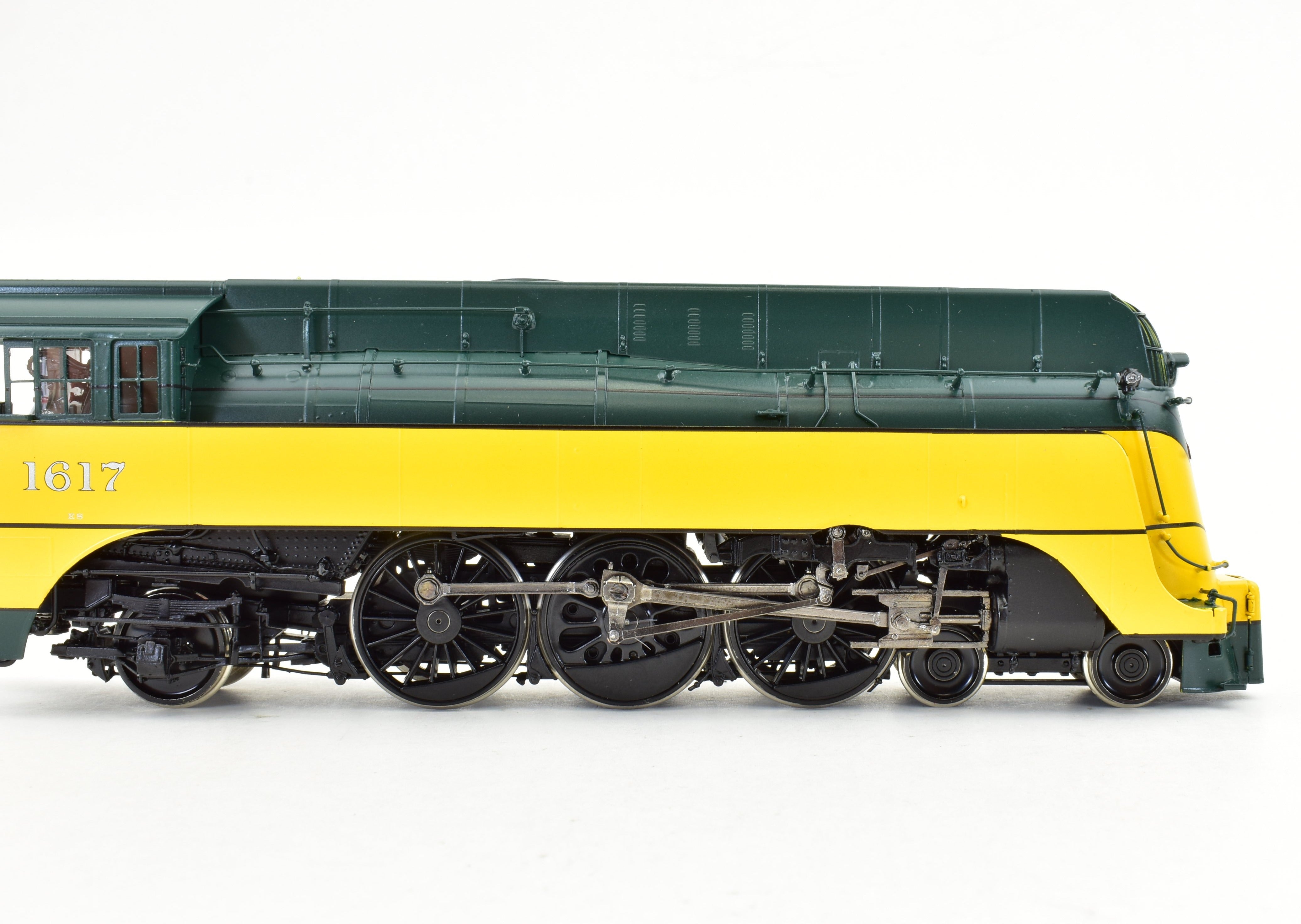 HO Scale Precision Brass C&NW Chicago & North Western 4-6-2 Streamlined #1617 Yellow Jacket FP