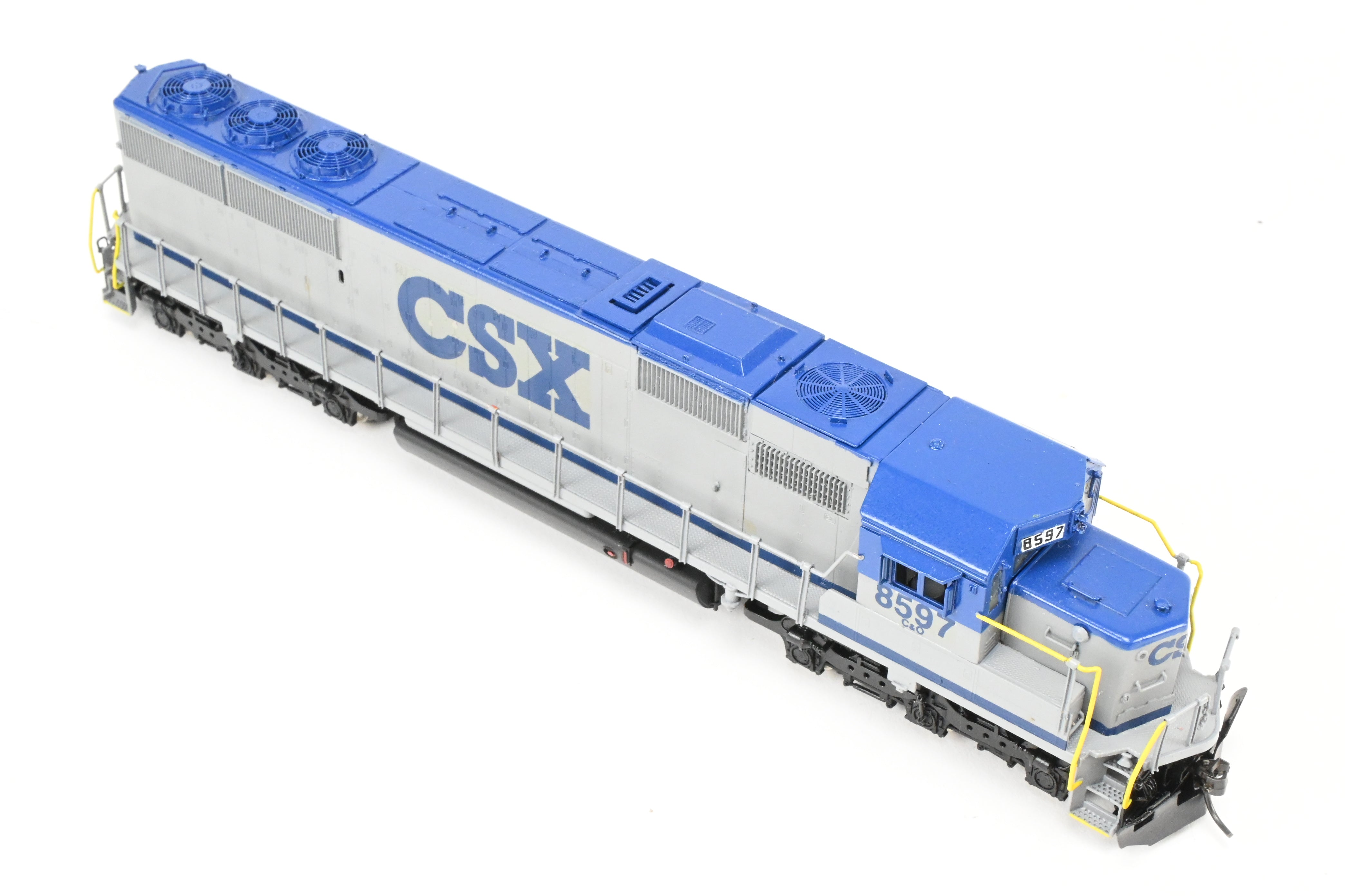 HO Scale Brass Model Train - Overland Models, Inc. CSX Transportation EMD SD50 Low Hood, Formerly Chesapeake & Ohio, Custom Painted in CSX Stealth Scheme