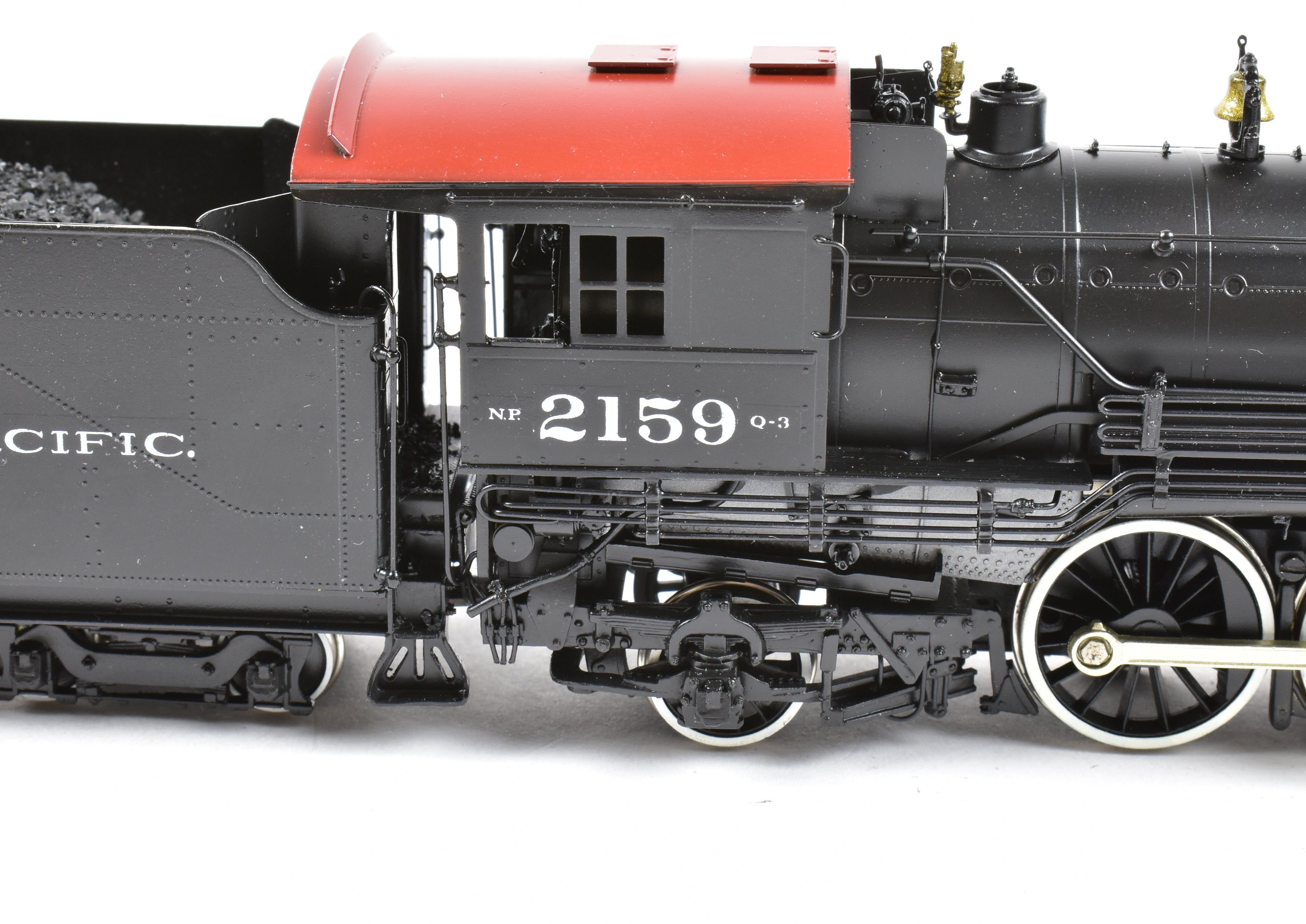 HO Scale Brass Pro-Painted Northern Pacific Q-3 4-6-2 Model by W&R Enterprises
