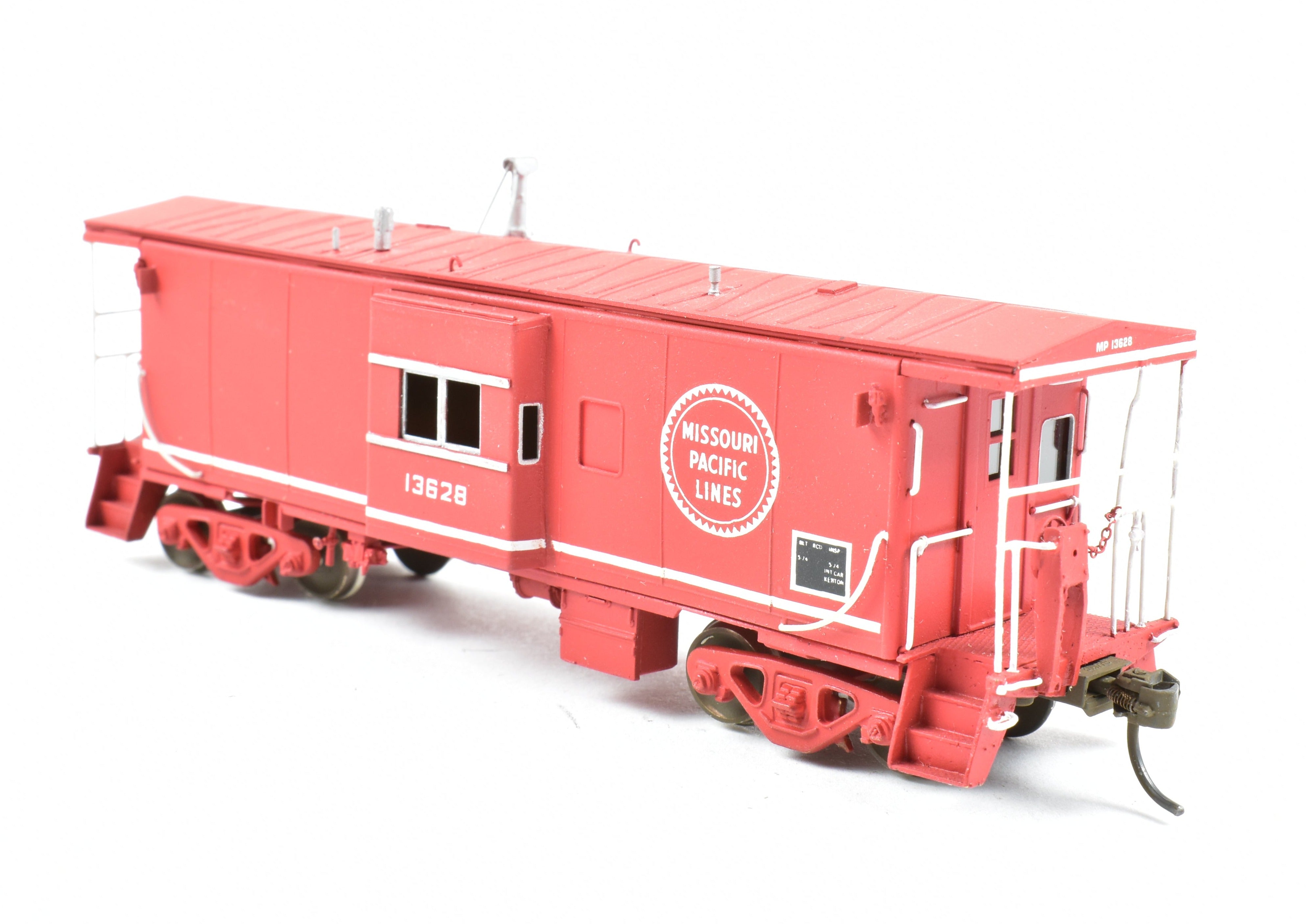 HO Brass OMI Western Pacific Bay Window Caboose Custom Painted for MP