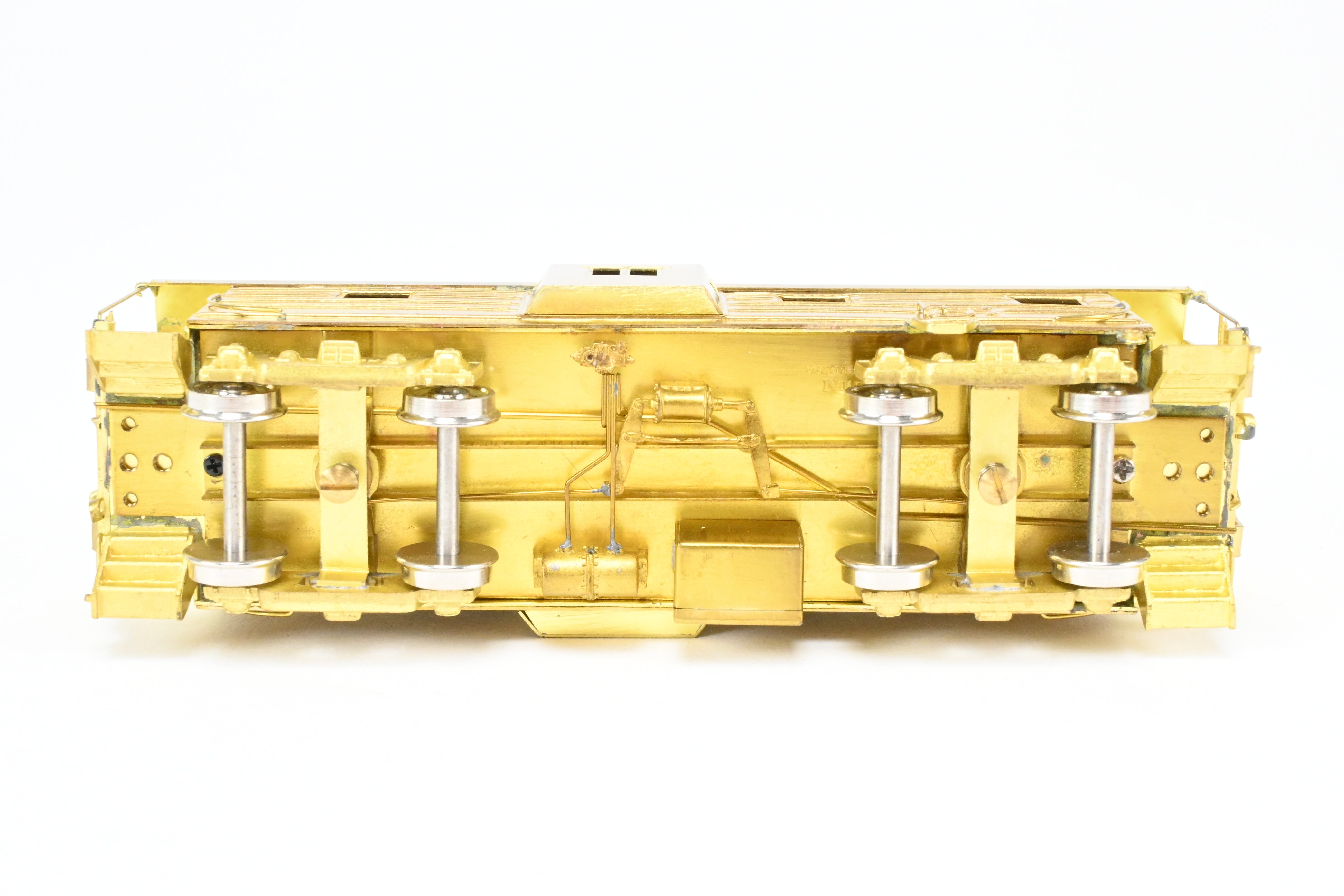 HO Scale Brass OMI - Overland Models, Inc. Milwaukee Road (MILW) Bay Window Caboose with Straight Trucks, 1984 Production Run Model
