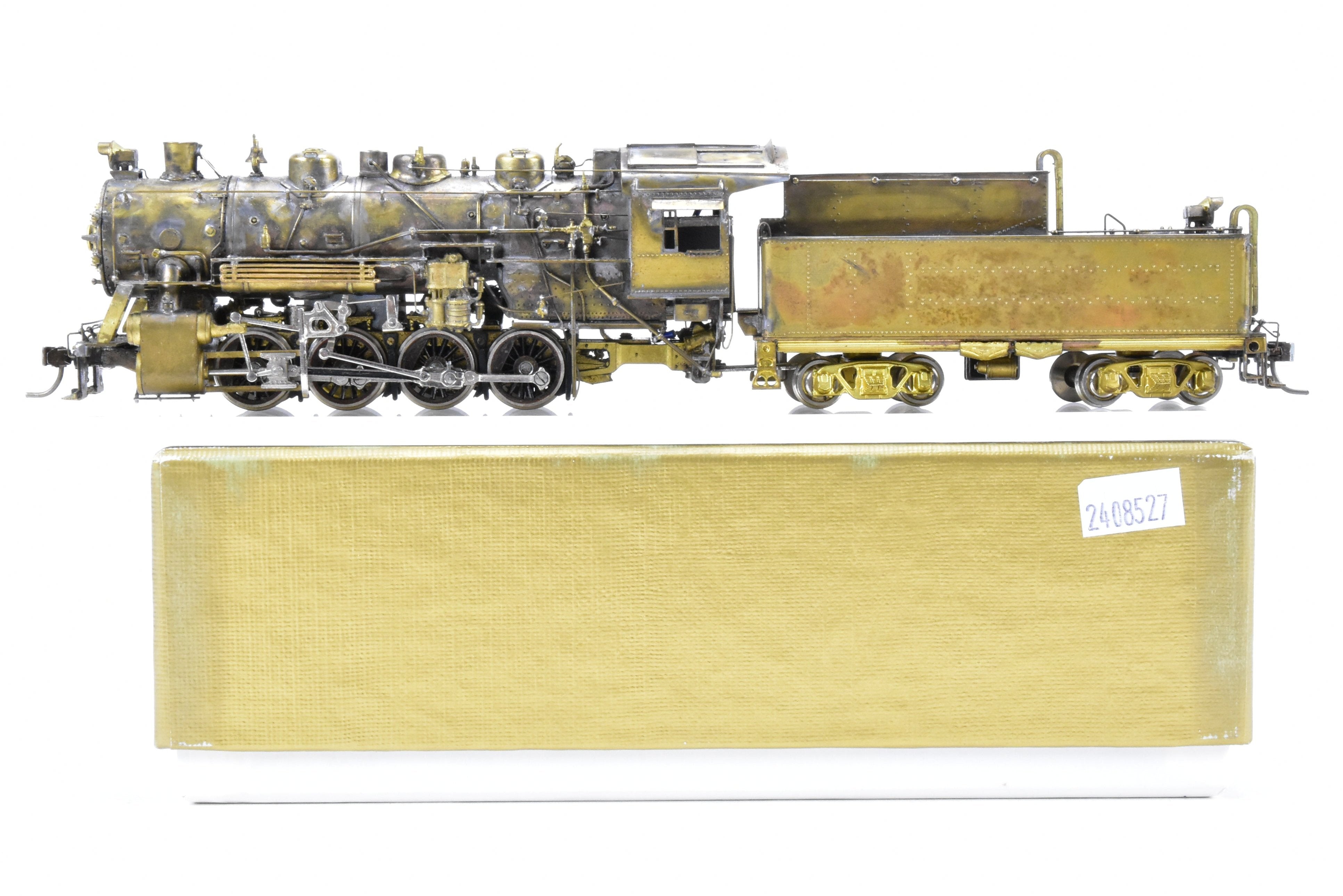 Exquisite HO Scale Brass Custom Model of Missouri Pacific 0-8-0 No. 9701 Scratch Built by Joe G. Collias - One-of-a-Kind Collector's Item
