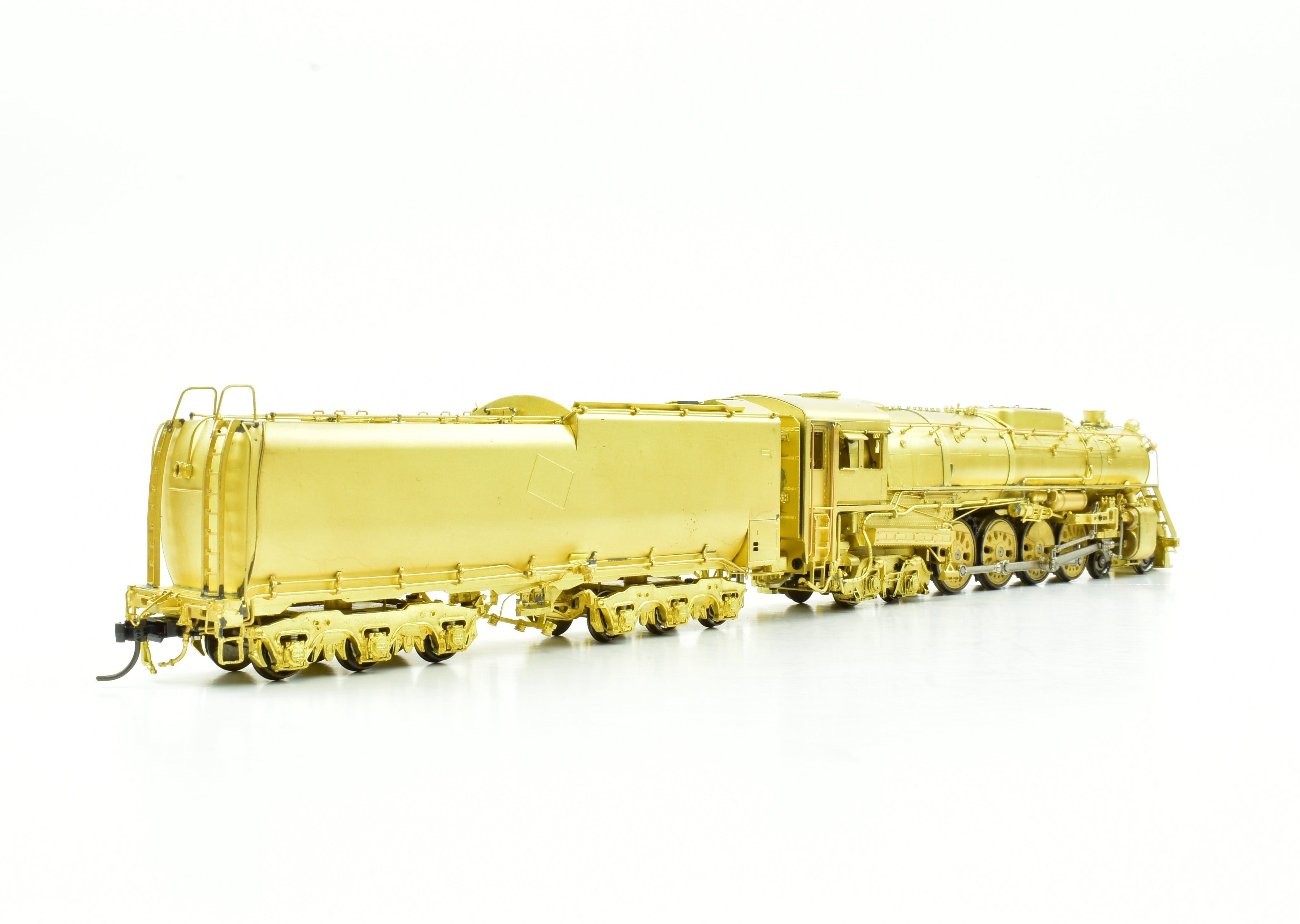 HO Scale Brass Model Train - Overland Models, Inc. MILW - Milwaukee Road S-3 4-8-4 Steam Locomotive with Squared Boiler Front