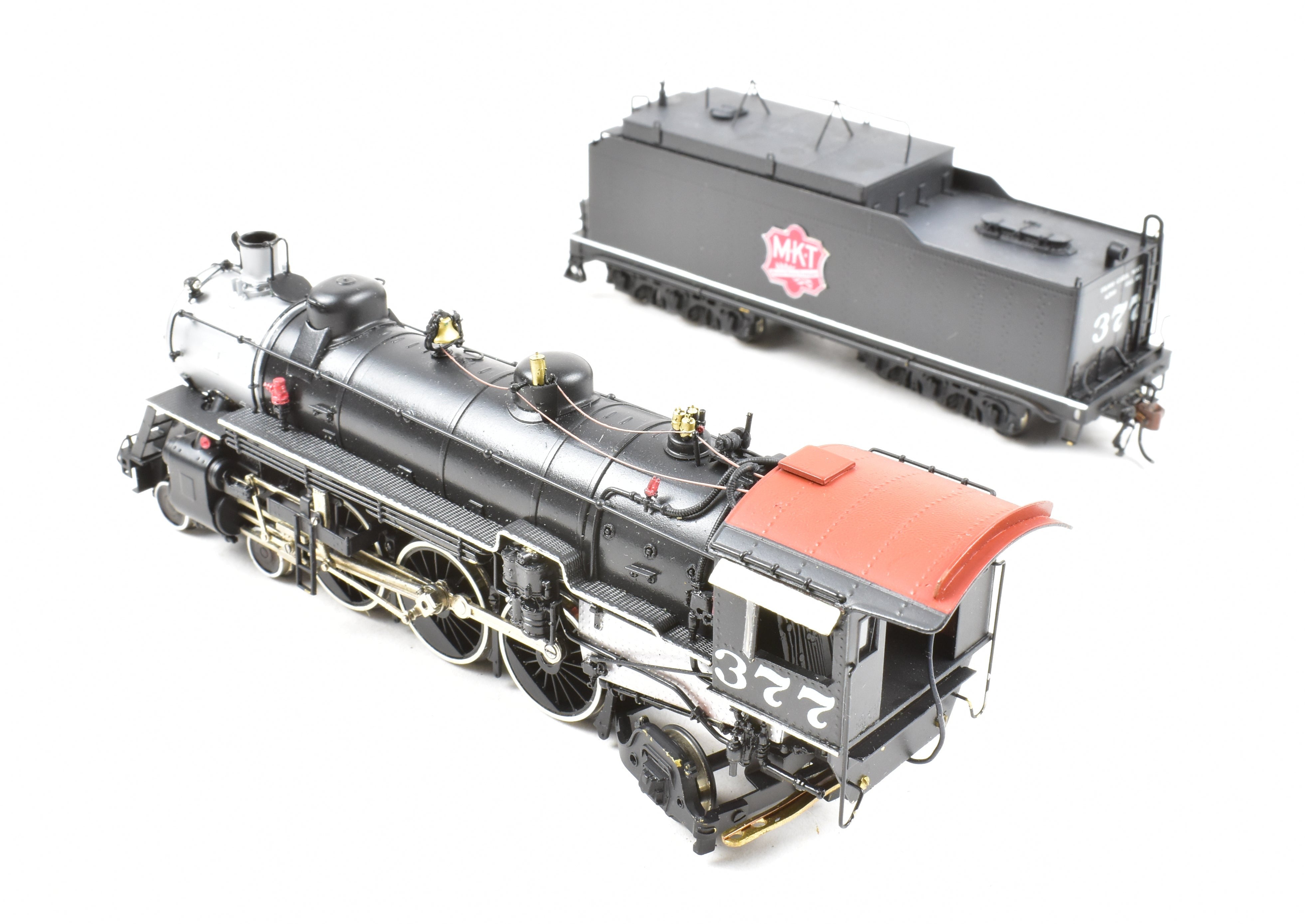 HO Scale Brass Hallmark Models MKT - Missouri Kansas Texas 4-6-2 H-3A Pacific Professional Painted Locomotive Model #377