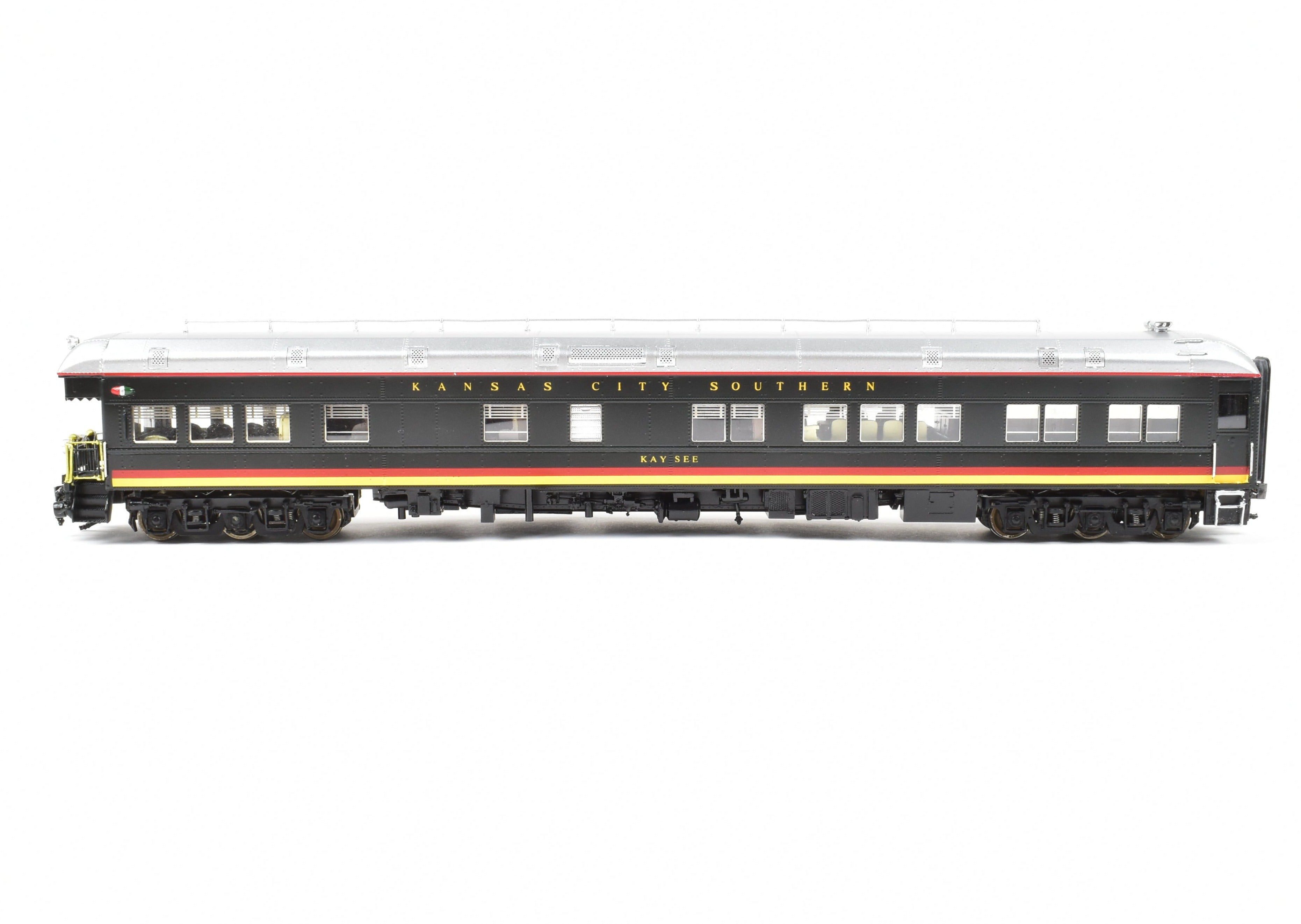Rare HO Brass Hallmark KCS Kansas City Southern 1950 Rebuilt Business Car