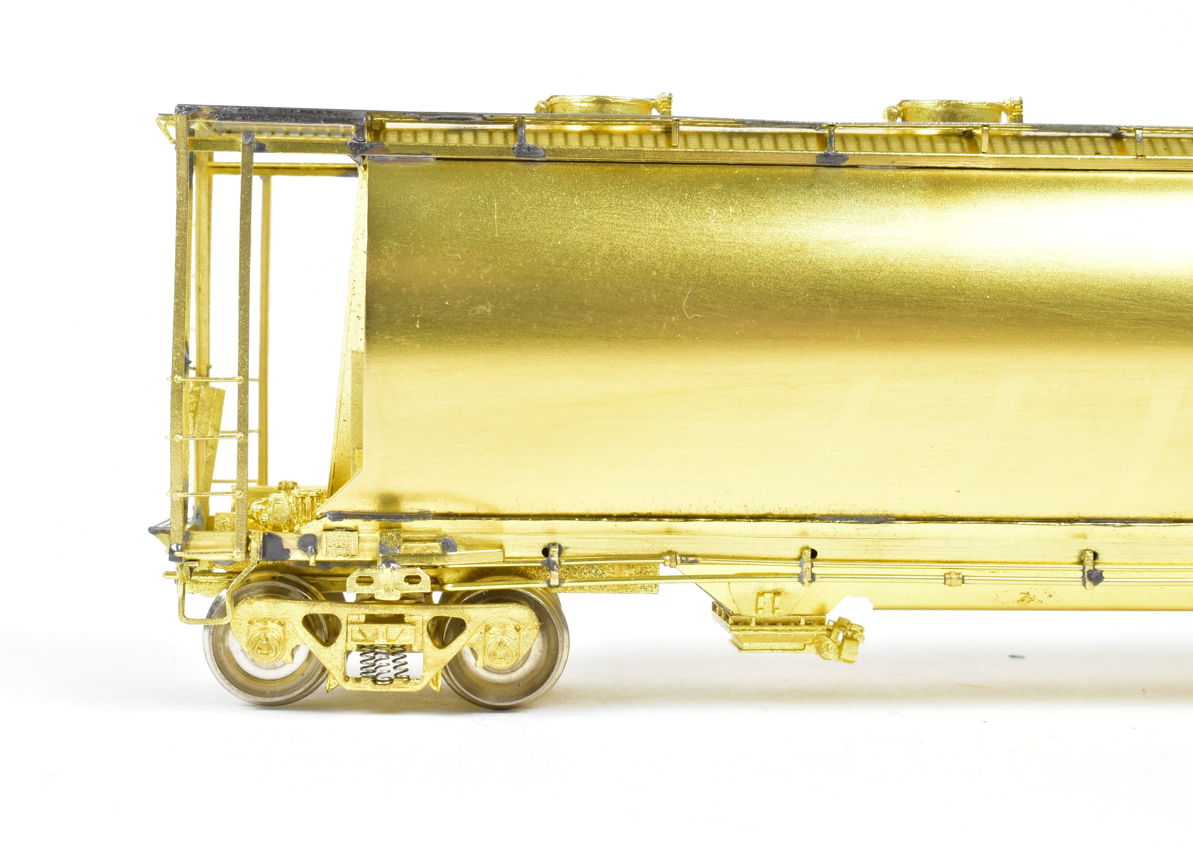 HO Brass OMI - CNJ & Conrail 2-Bay Cylindrical Hopper by Overland Models