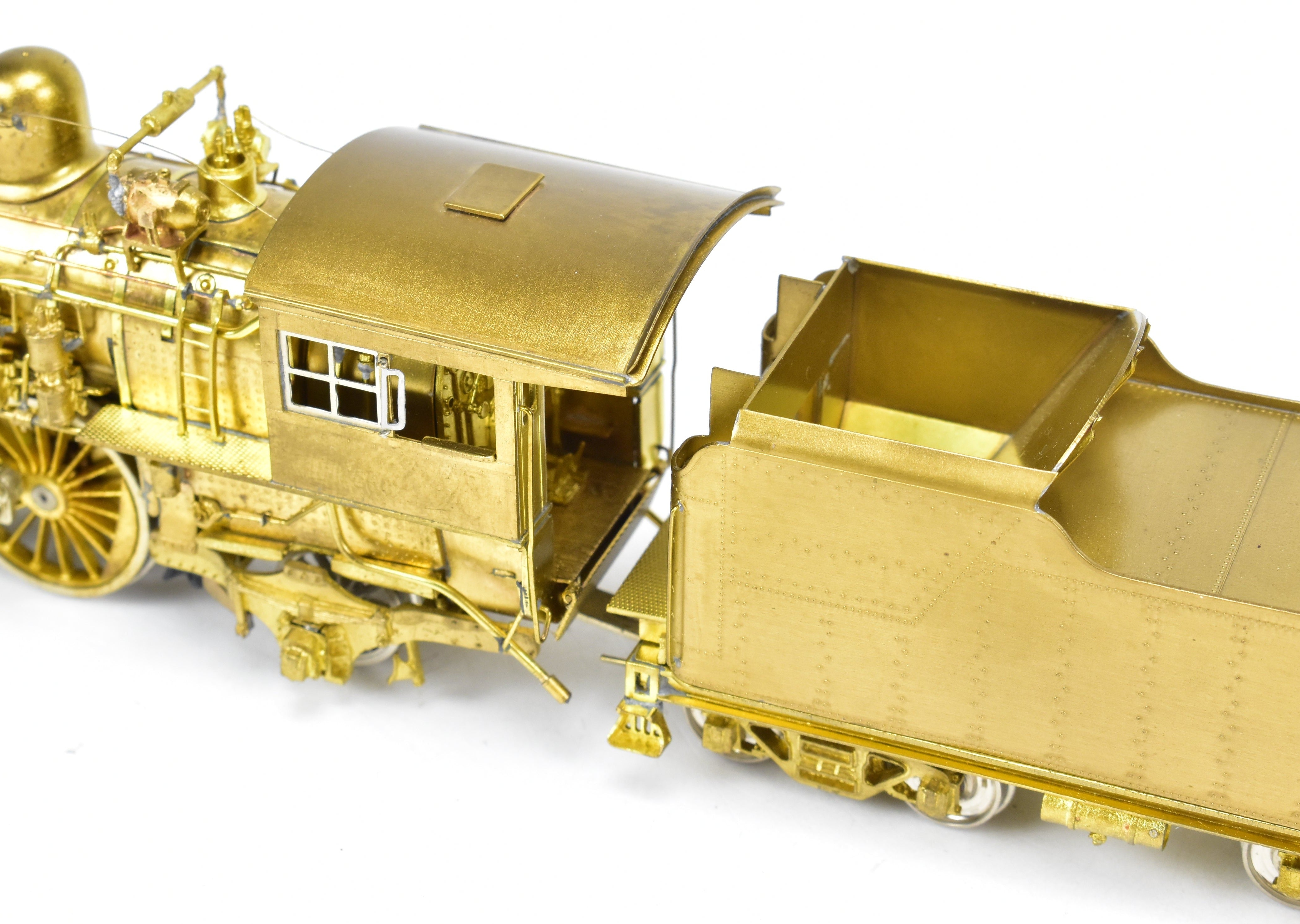 HO Scale Brass Model Train - Overland Models Chicago & North Western D 4-4-2 Atlantic Steam Locomotive