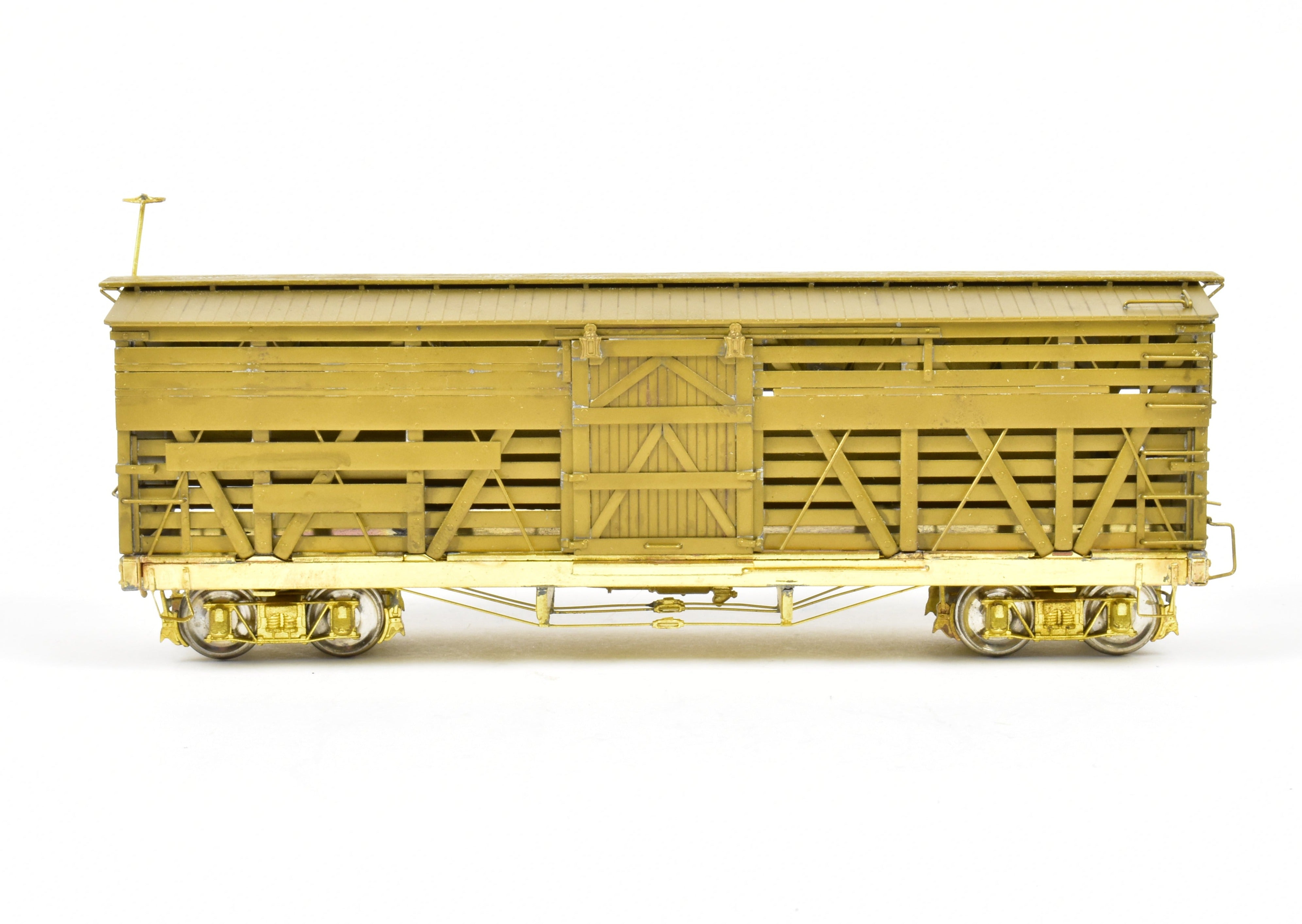 Empire Midland On3 Brass Denver & Rio Grande Western 30' Stock Car Model