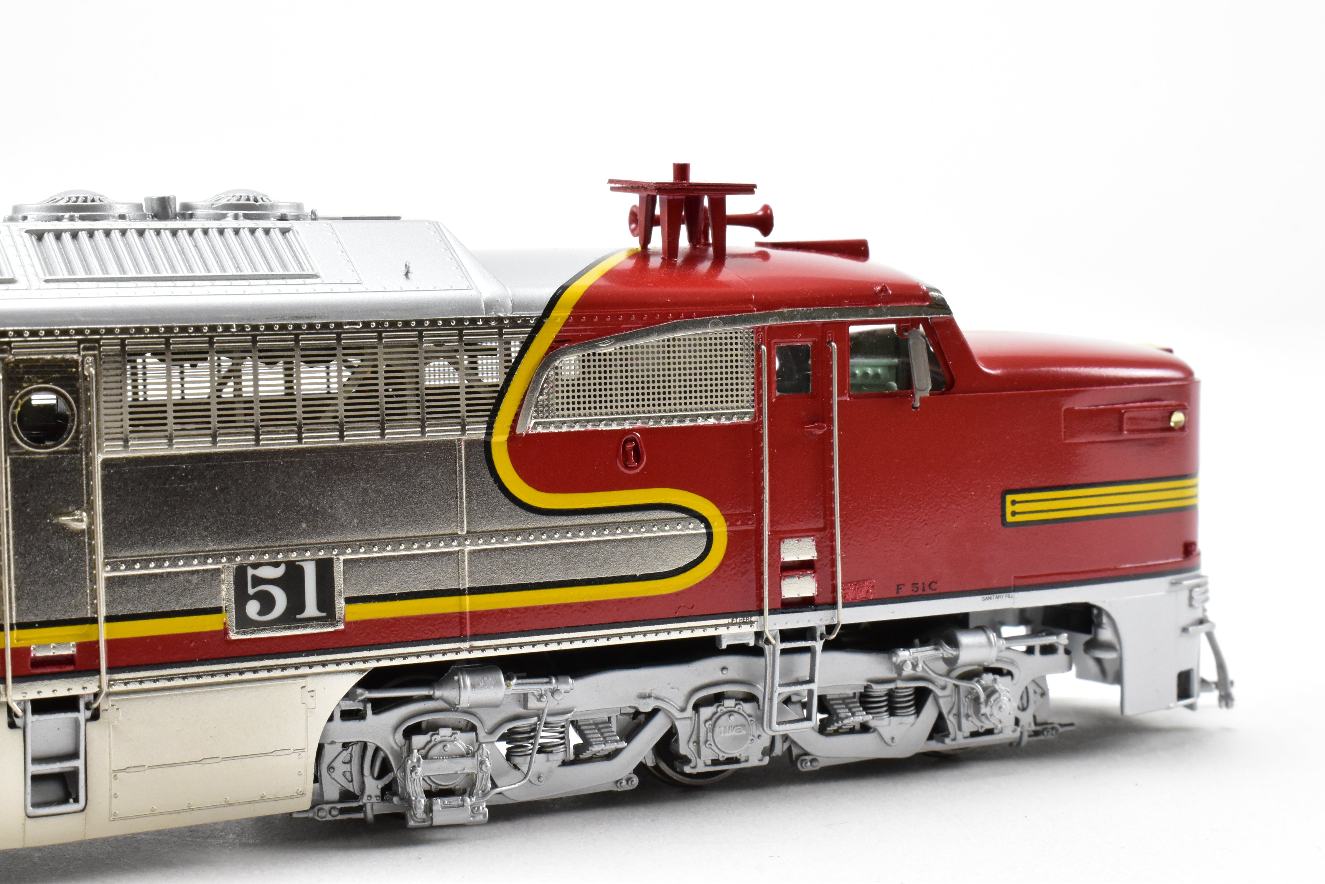 HO Brass OMI AT&SF Santa Fe ALCO PA-1/PB-1/EMD Repowered FP Set #51L/#51A/#51C