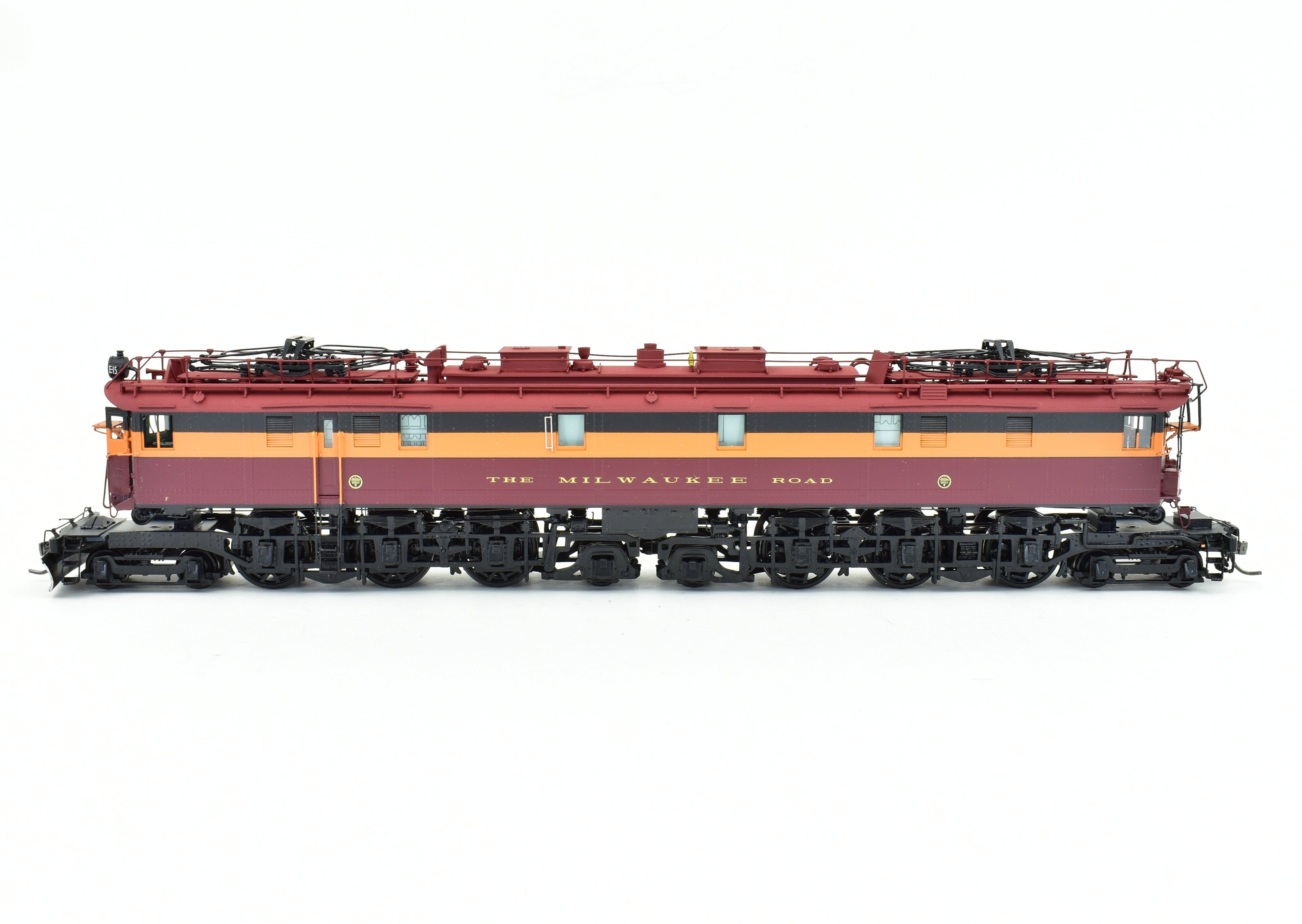 HO Scale Brass Precision Scale Co. Milwaukee Road EP-3 Quill Electric Factory Painted Model