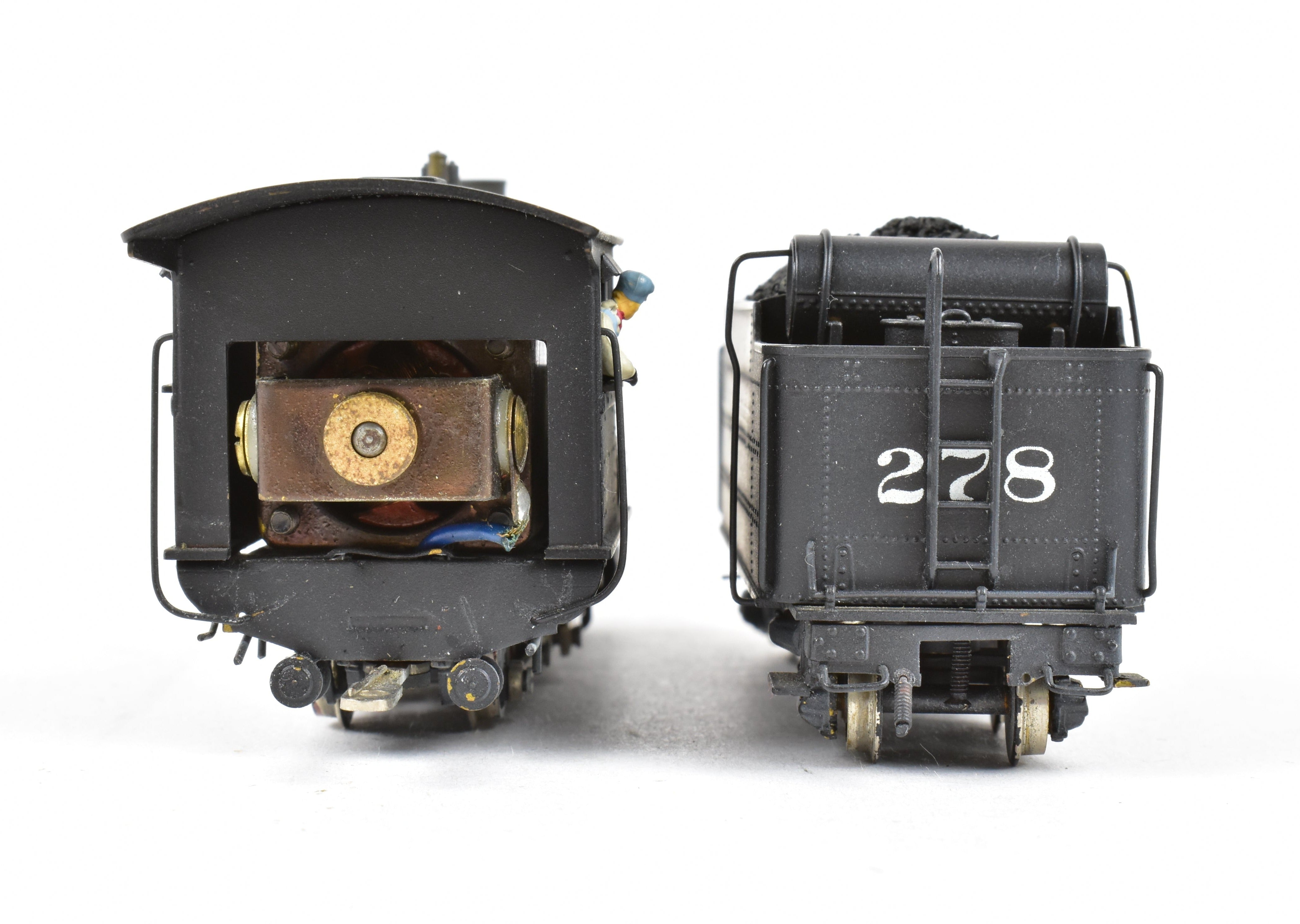 HOn3 Custom Painted Brass D&RGW - Denver & Rio Grande Western C-16 2-8-0 #278 by Westside Model Co.