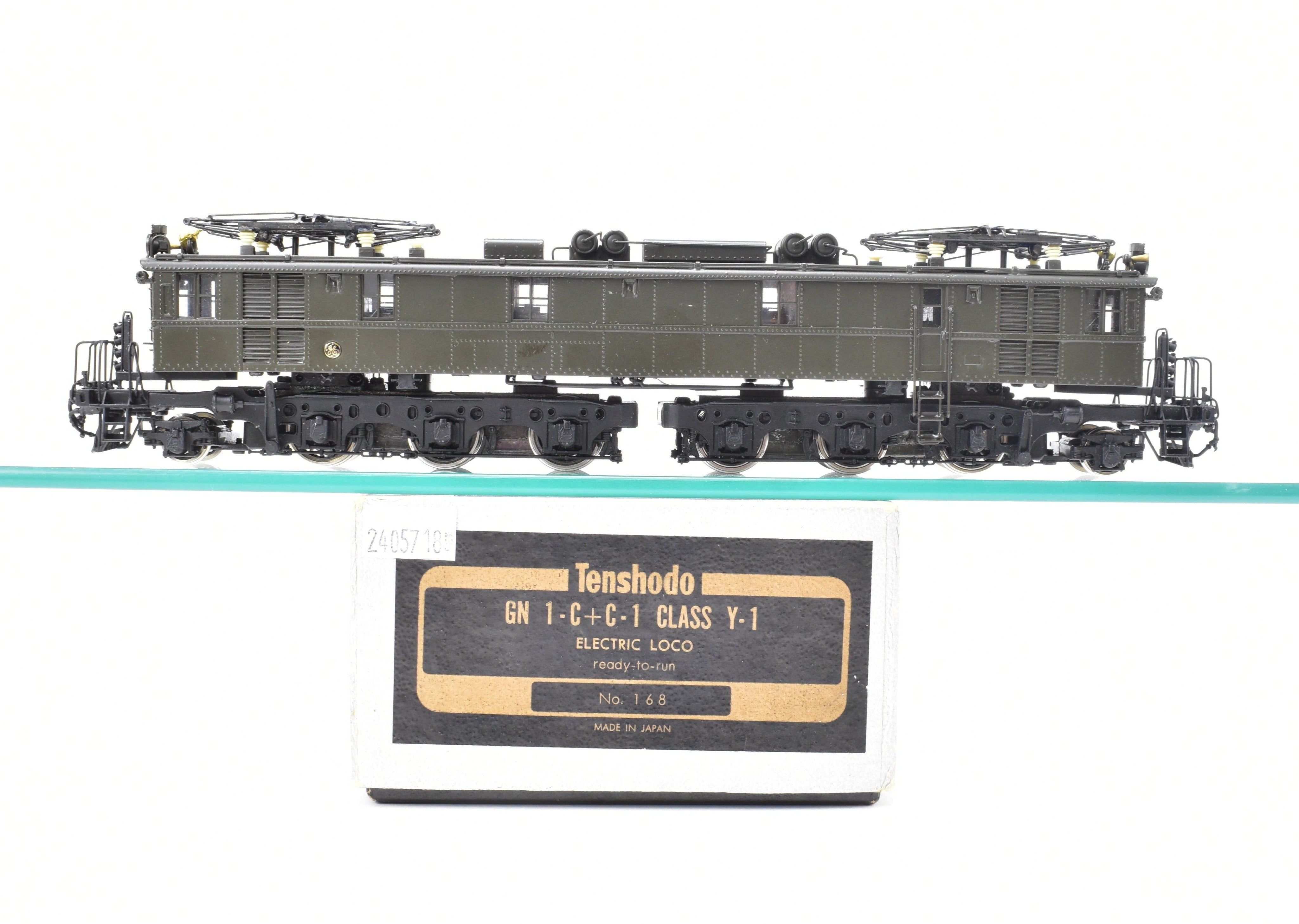 HO Scale Brass Electric Locomotive - PFM Tenshodo Great Northern Y - 1 Factory - Painted Model