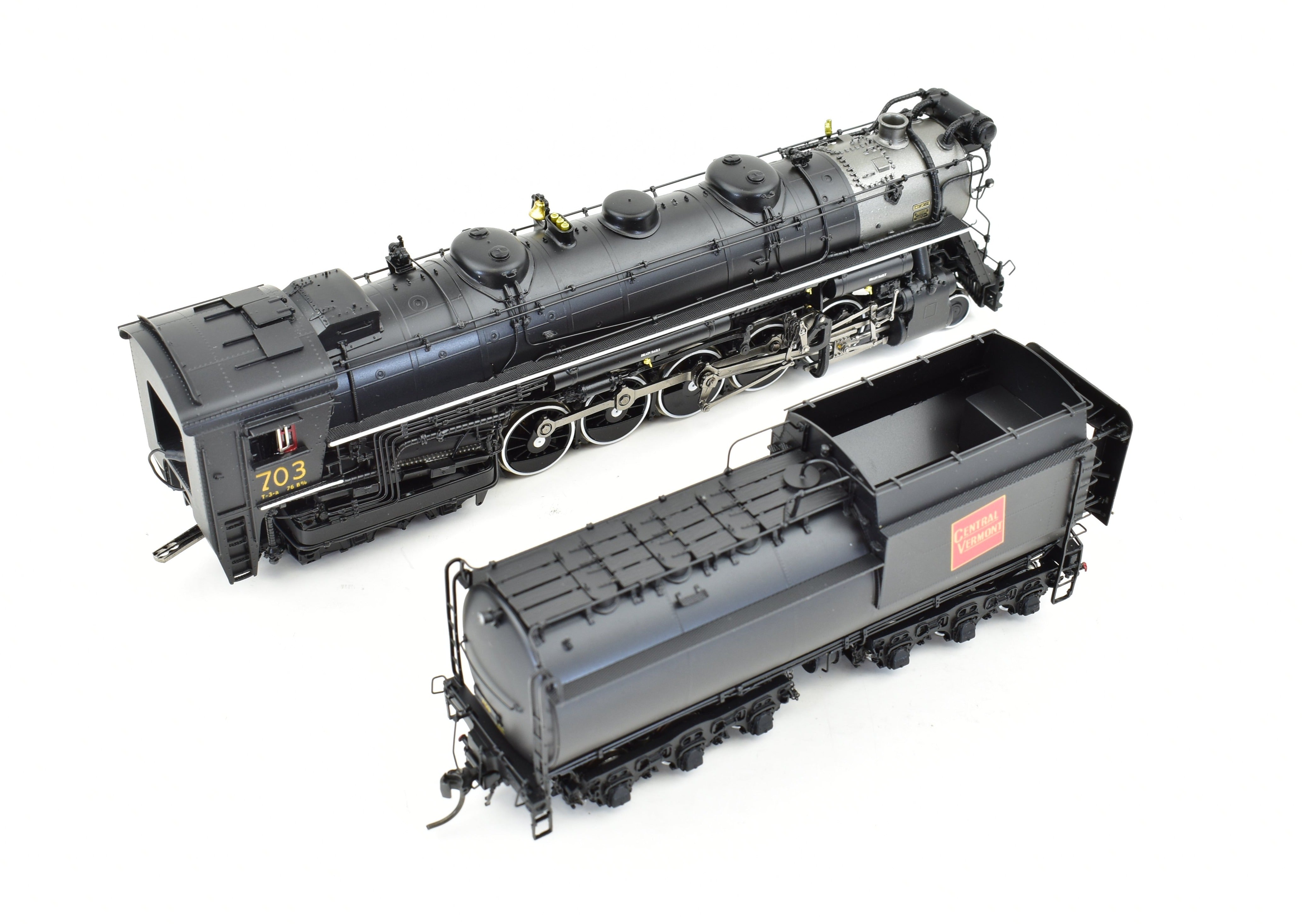 HO Scale Brass Division Point CV Central Vermont T3a 2-10-4 FP #703 Model