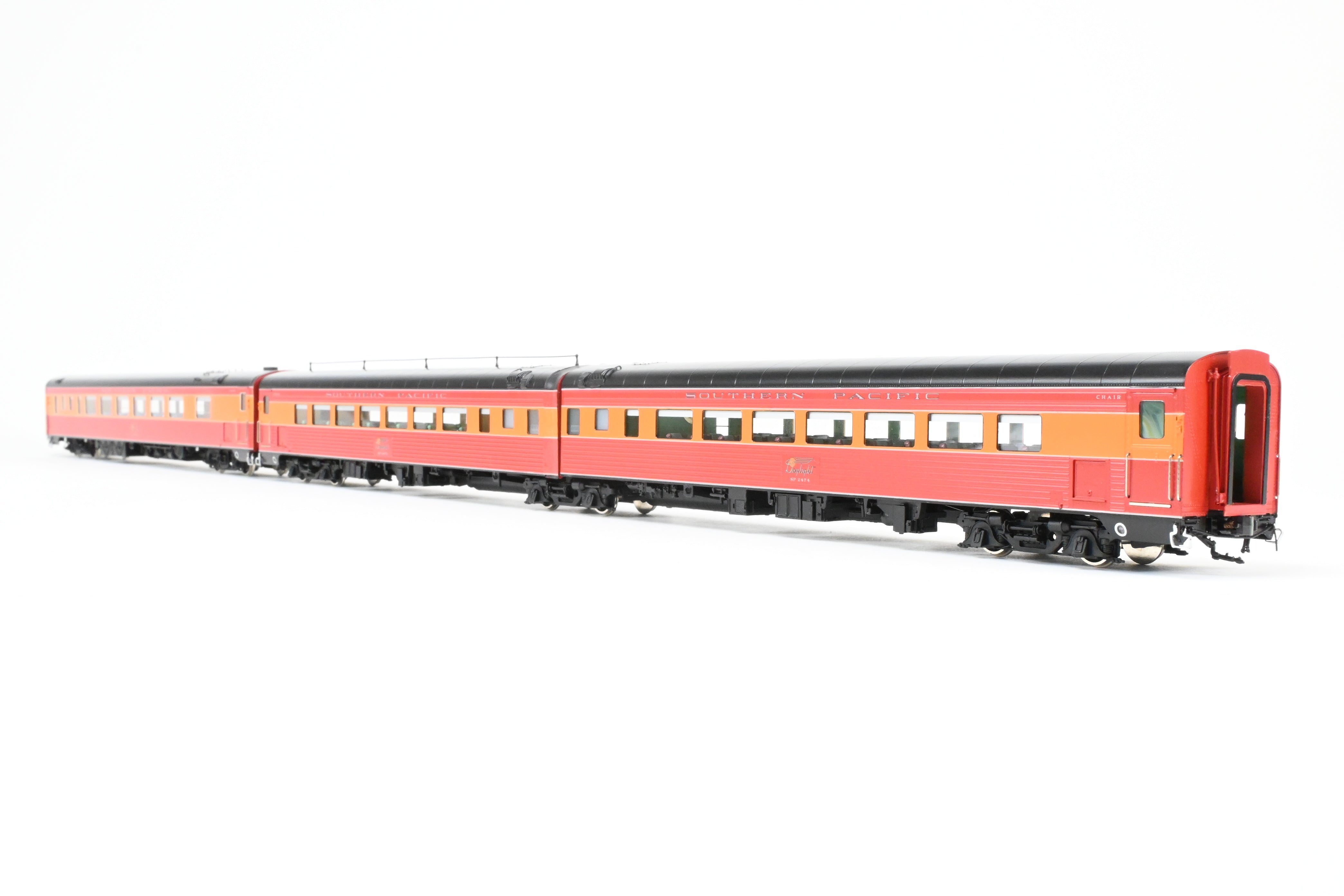 HO Scale Brass 3-Pack Add-On Set: 1955 Southern Pacific Morning Daylight by Challenger Imports