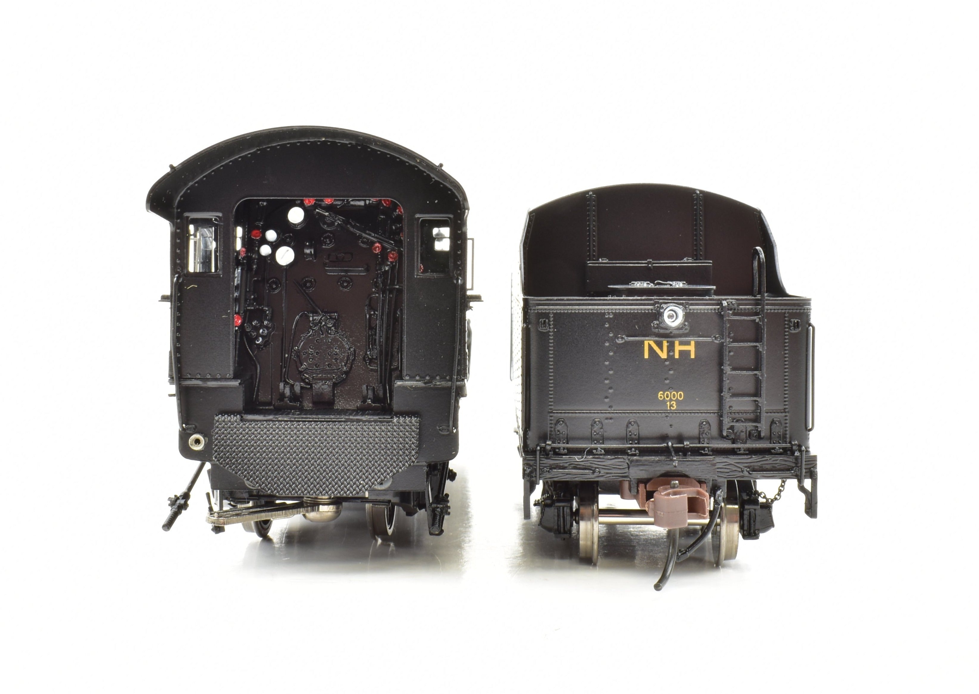 HO Scale Brass Crown Custom Imports NH - New Haven I-2 4-6-2 Pacific Locomotive with ATS on Pilot and Factory Painted Finish