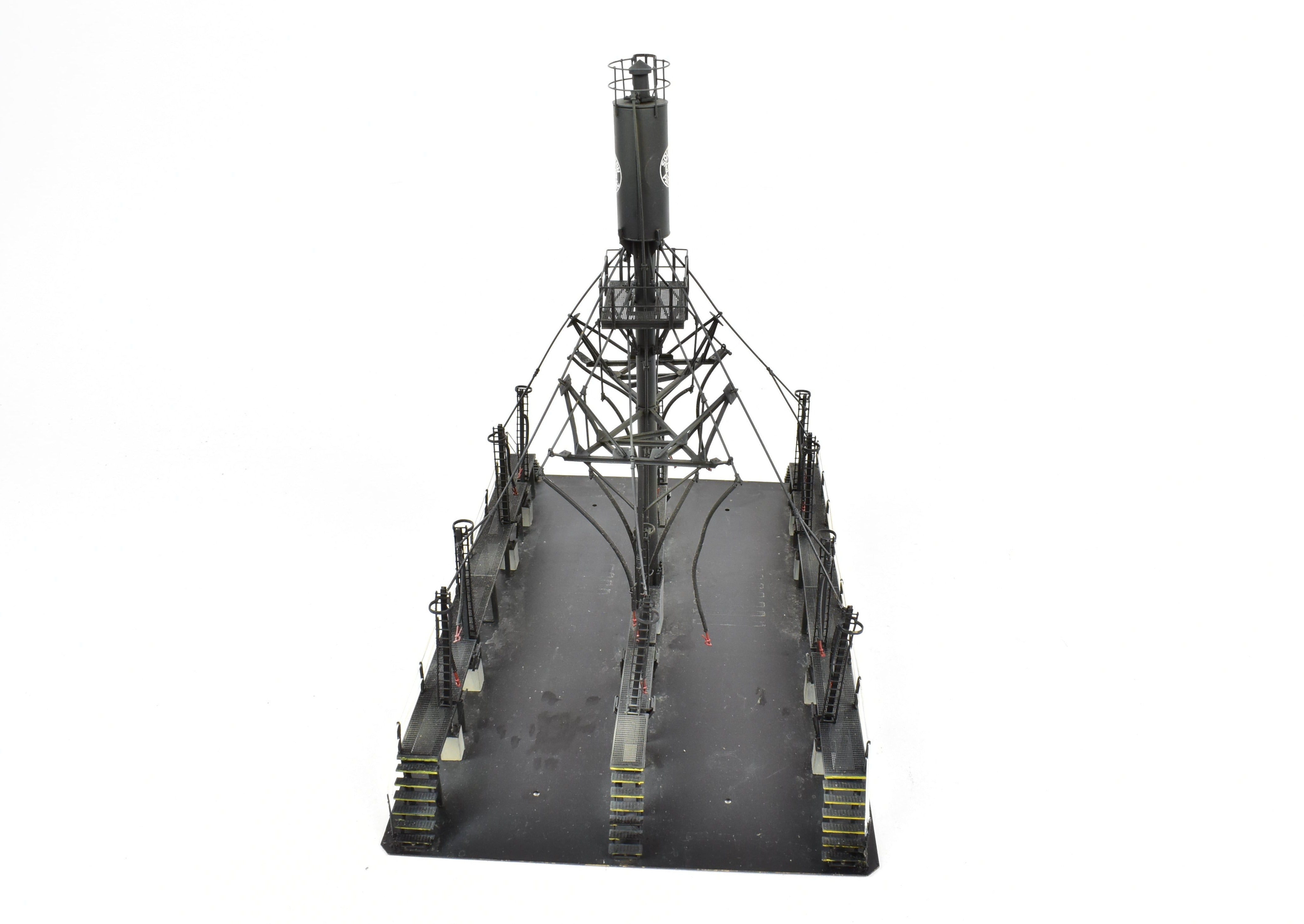 HO Scale Brass Sand Tower Model by Overland Models, Inc - Double 10 - Ton Sand Tower with Platforms for Southern Pacific and Various Railroads