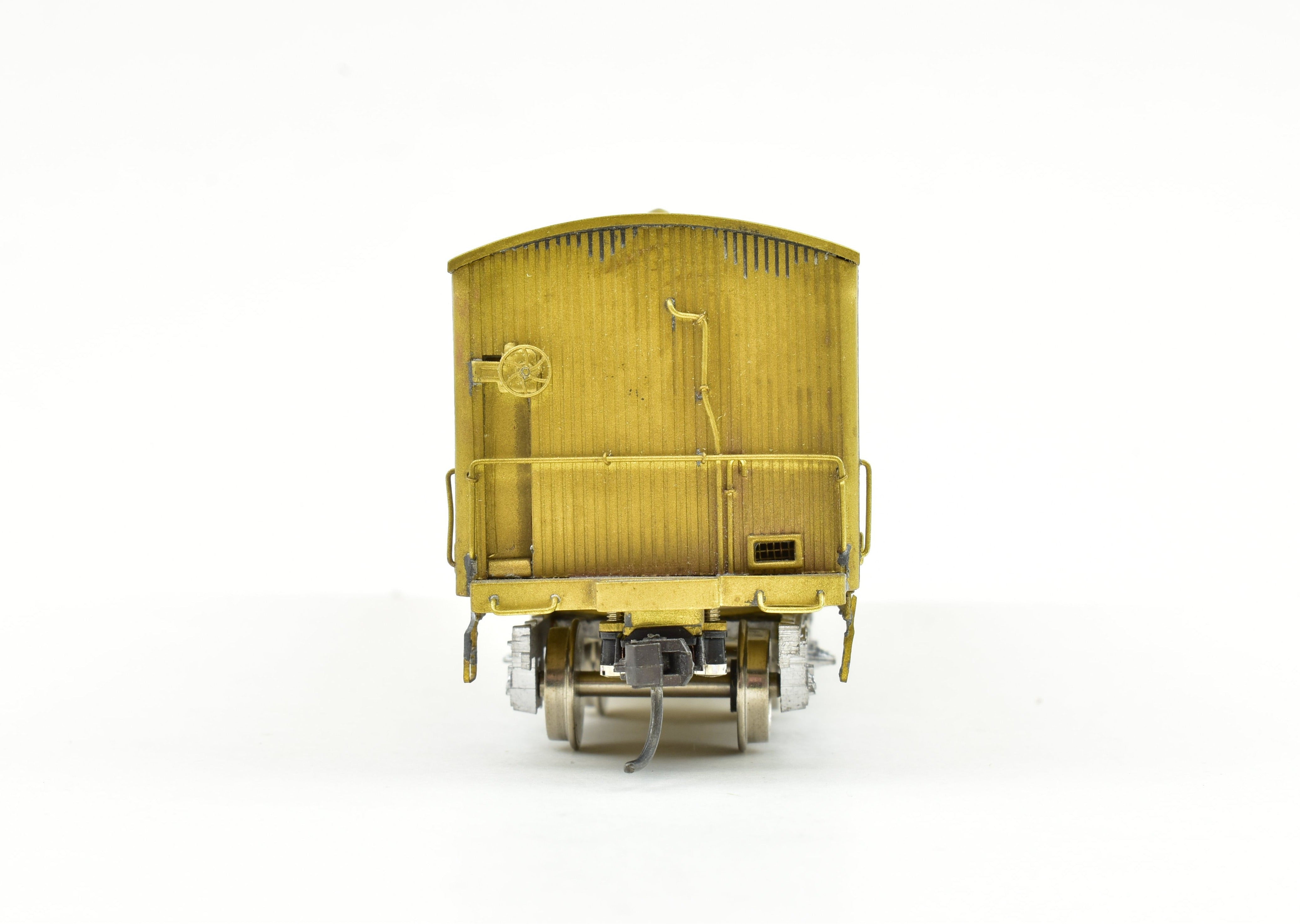HO Scale Brass Alco Models New York Central (NYC) Milk Reefer Model with Cast Metal Trucks for Model Train Enthusiasts