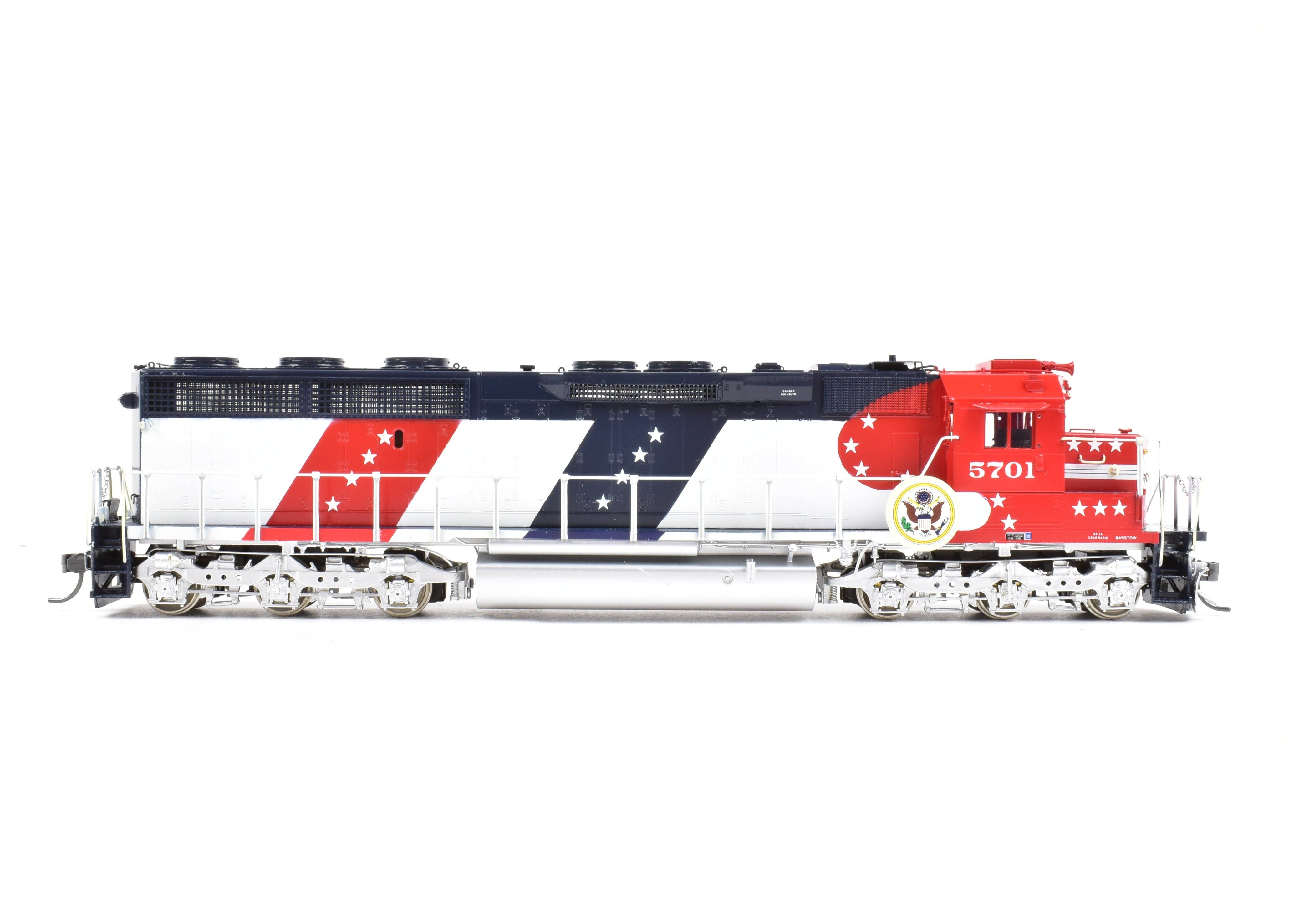 HO Brass OMI Overland Models Inc AT&SF Santa Fe SD45-2 Bicentennial Factory Custom Painted