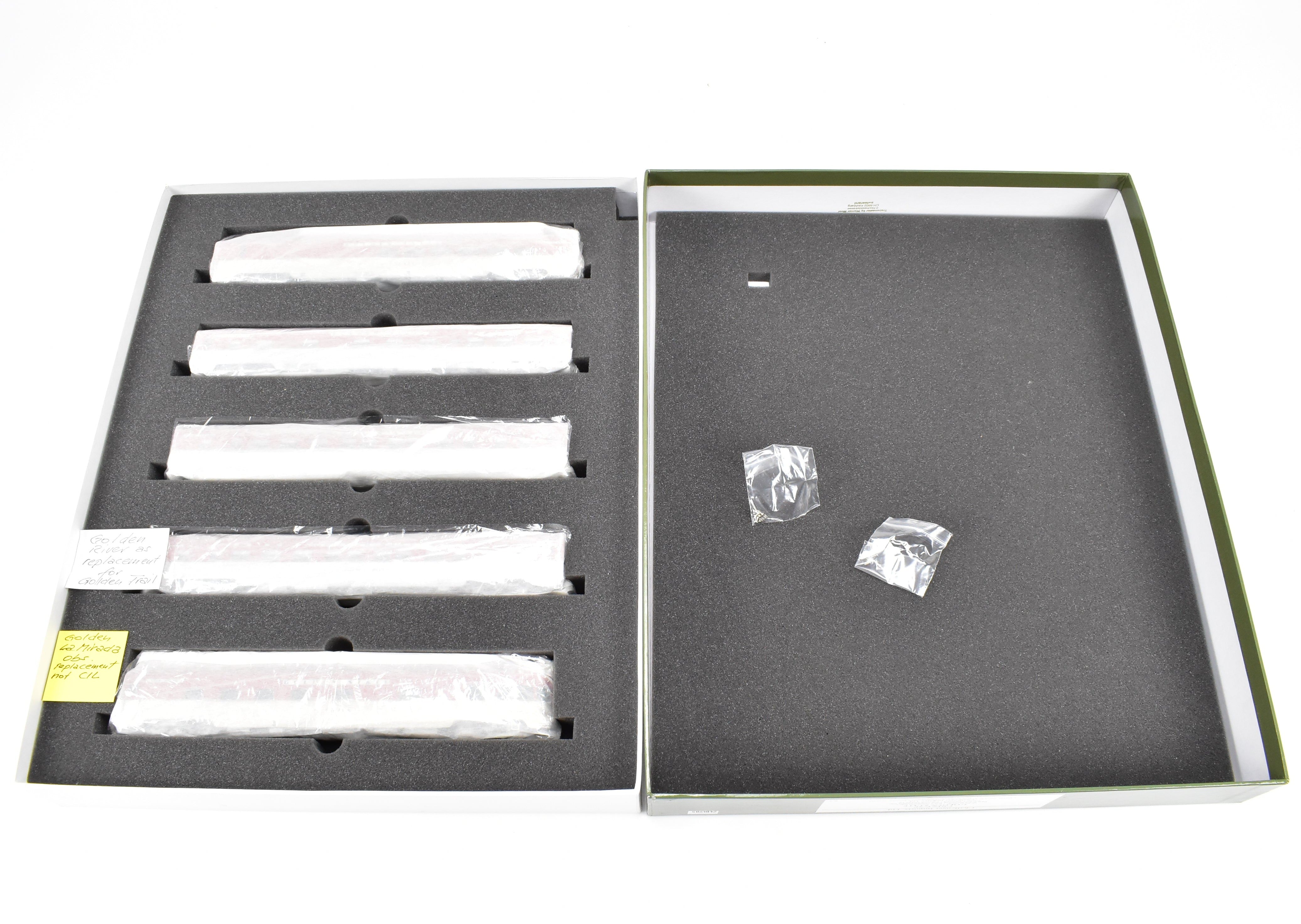 HO Scale Brass Challenger Imports CRI&P/SP 10-Car Passenger Train Set Factory Painted - Incomplete, Rock Island and Southern Pacific Golden State Edition