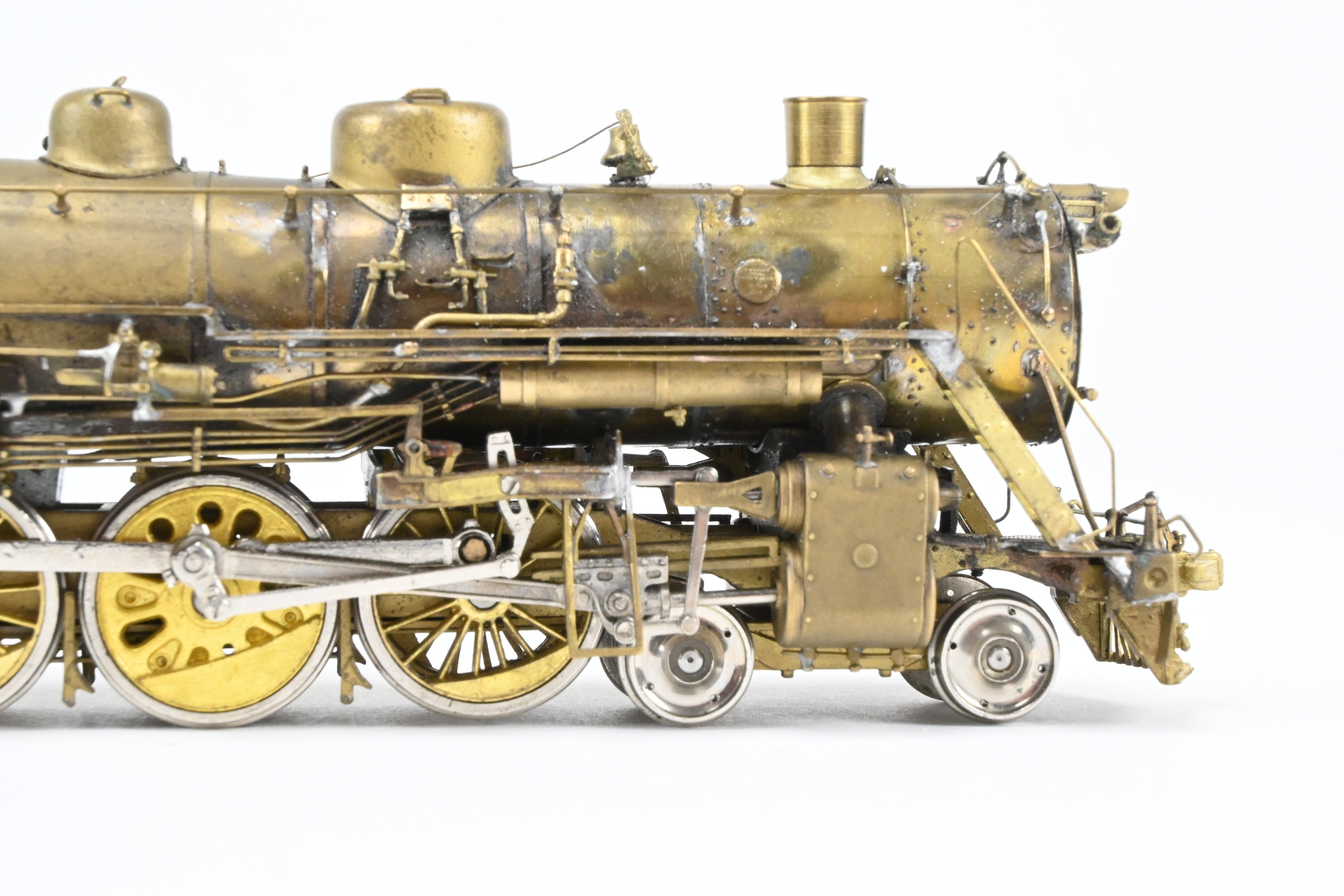 HO Scale Brass Model Train - Overland Models CB&Q - Burlington Route B-1A 4-8-2 Custom Modified by Joe G. Collias