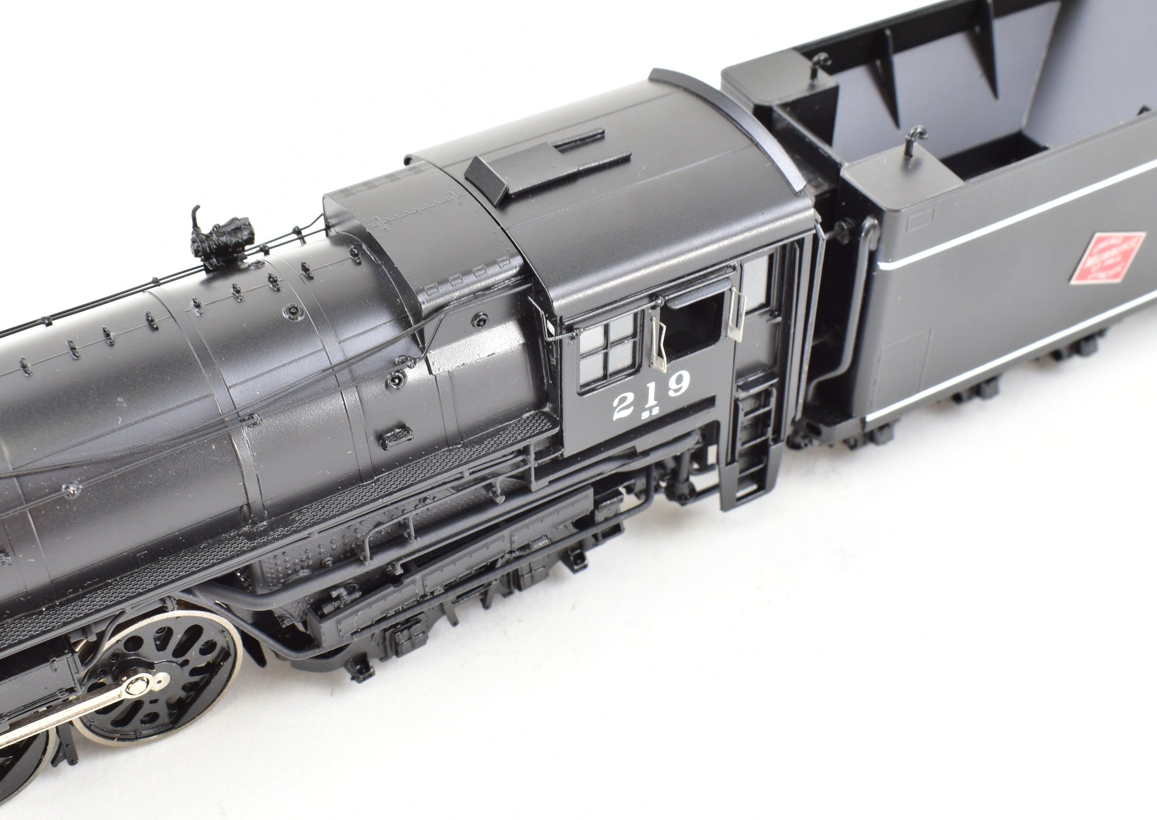HO Scale Brass Model Train - Overland Models, Inc. MILW - Milwaukee Road S2a 4-8-4 - FP No. 219, High - Quality Collectible Model