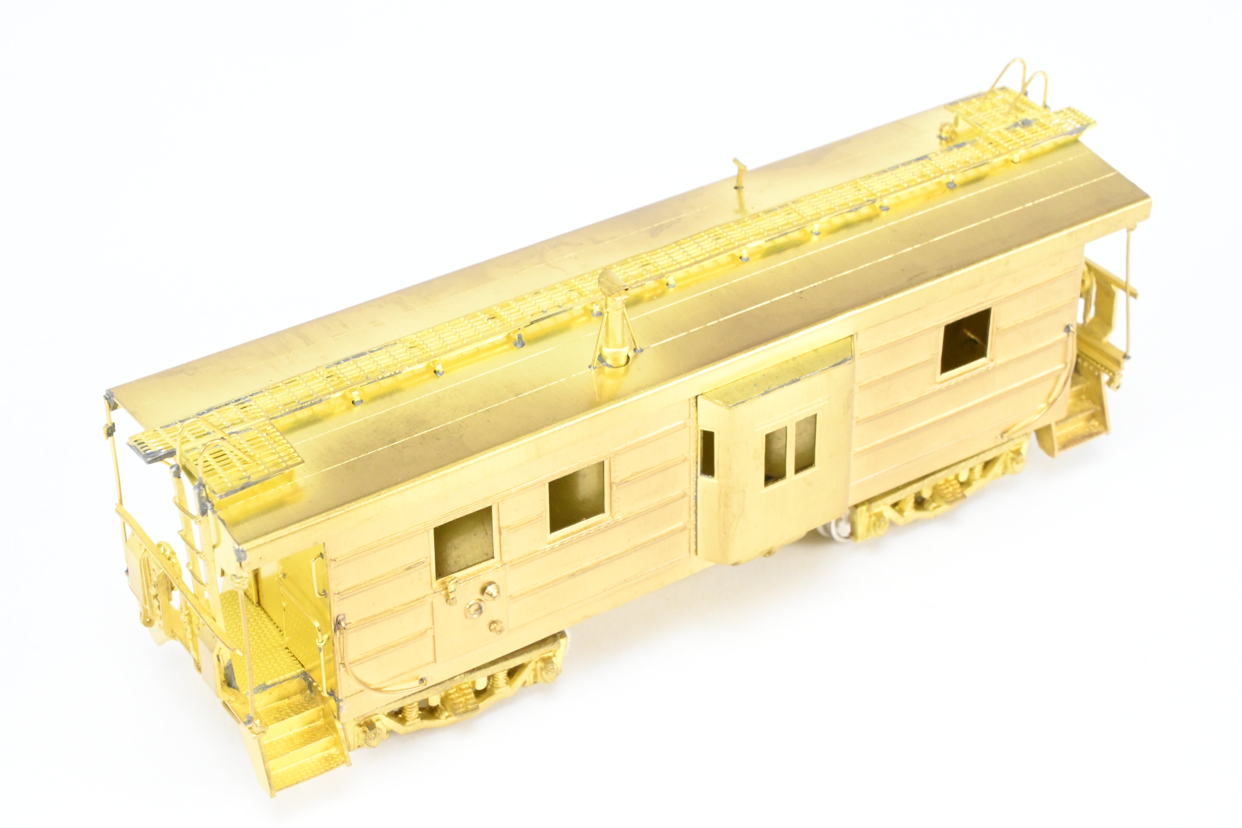 HO Brass OMI MILW - Milwaukee Road Bay Window Caboose with Drop Center Trucks (1991 Run)