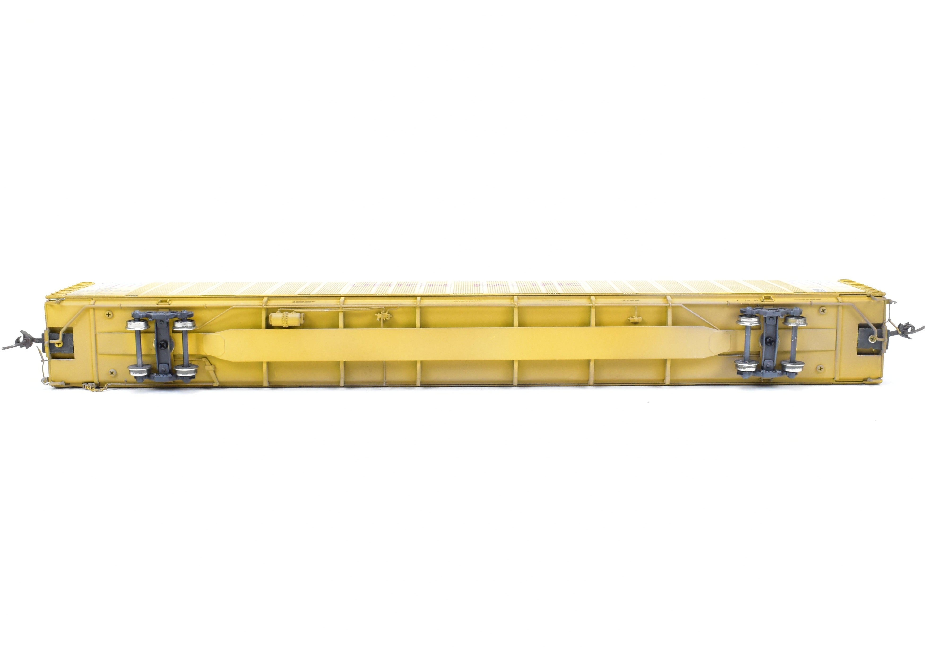 HO Scale Brass Model Railroad Auto Rack Bi - Level Freight Car by Overland Models, Inc. for Union Pacific, Safe - T - Pack Design, No. 800022