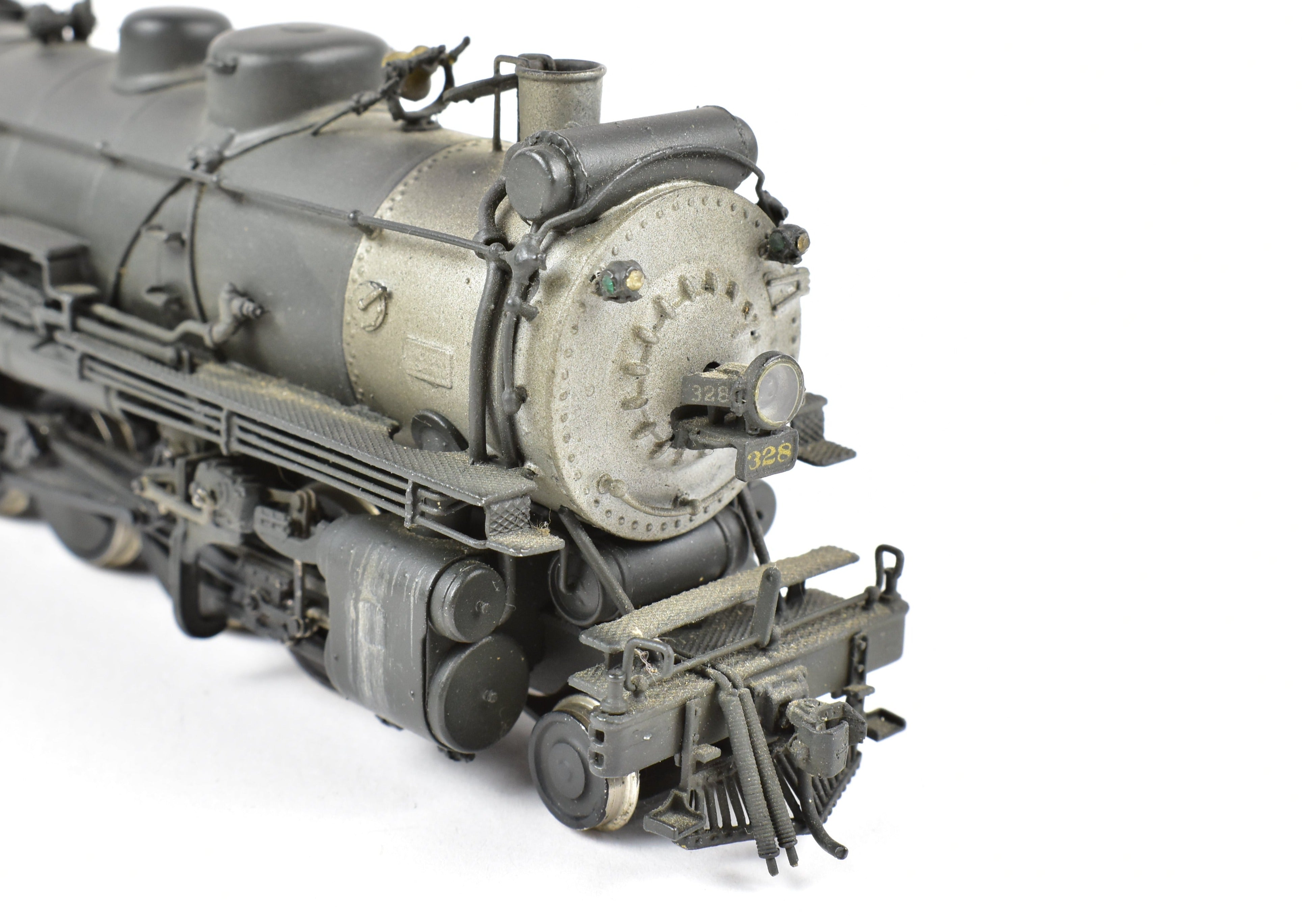 HO Scale Brass Pacific Fast Mail (PFM) - United Western Pacific MK - 60 2 - 8 - 2 Mikado Locomotive Model, Custom Painted and Weathered for Collectors