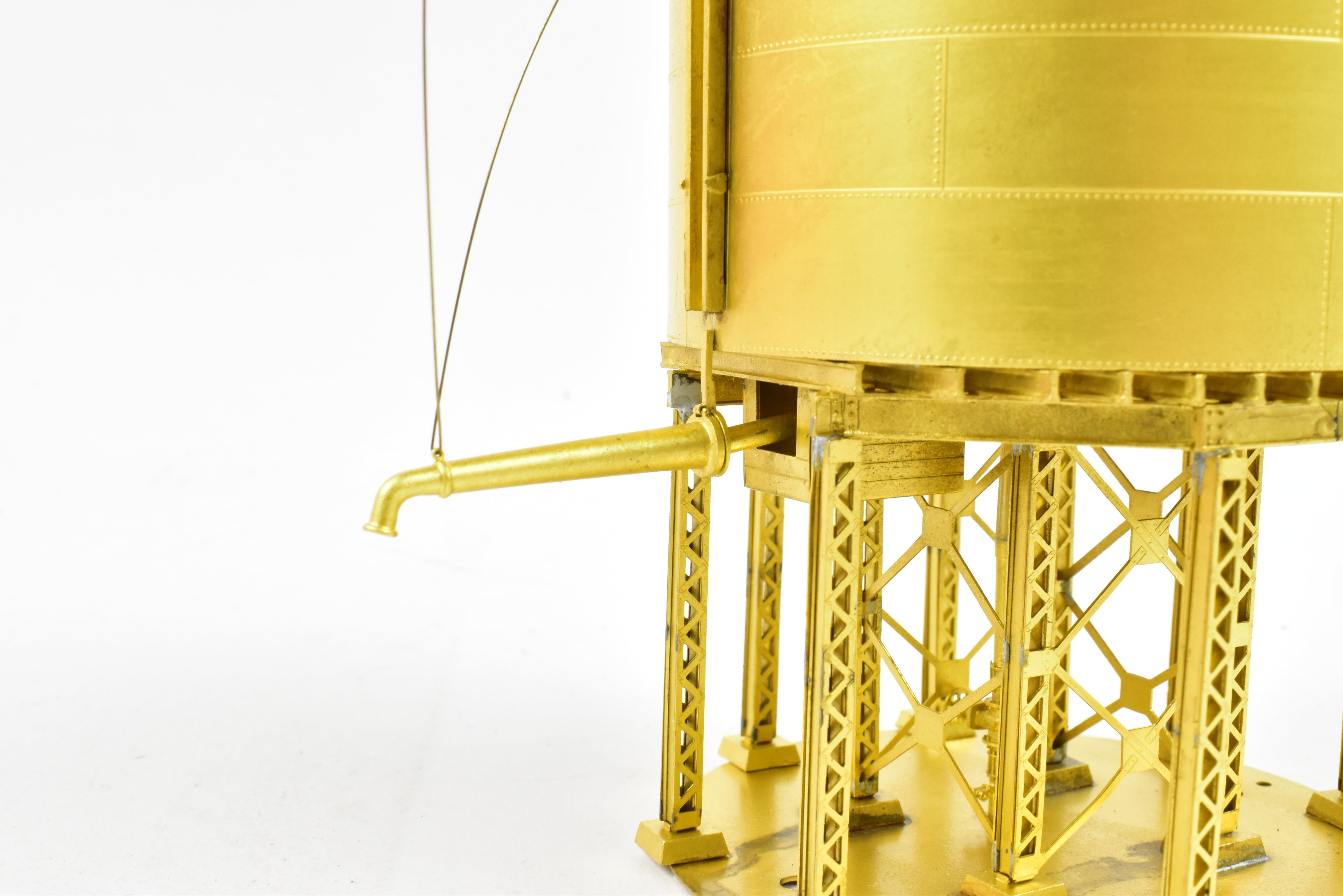 HO Brass PSC - 65,000 Gallon Steel Water Tank with Spout, Excellent Model