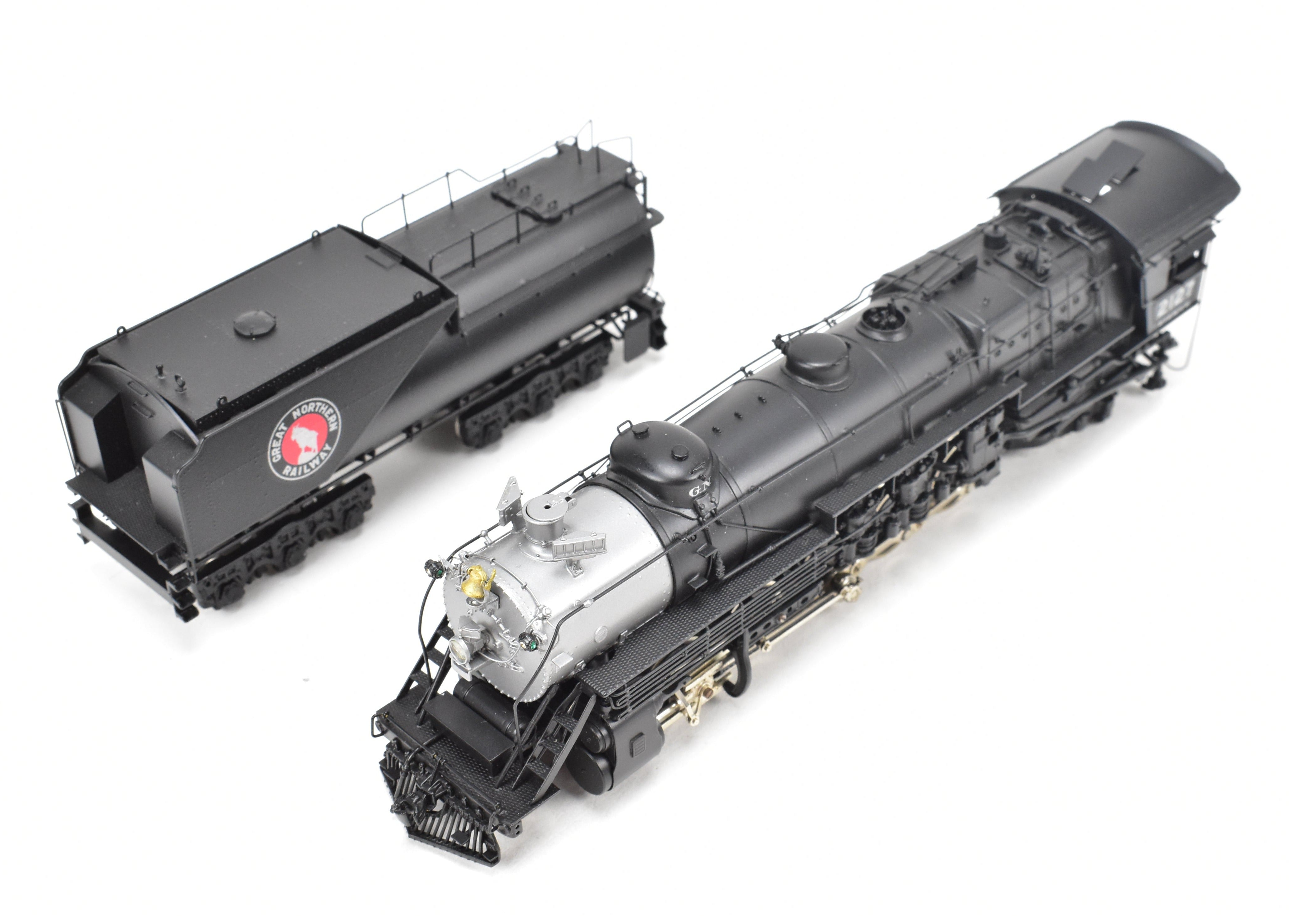 HO Scale Brass PFM - Tenshodo Great Northern 2-10-2 Class Q-1 Factory Painted Model Engine from 1984 Production Run