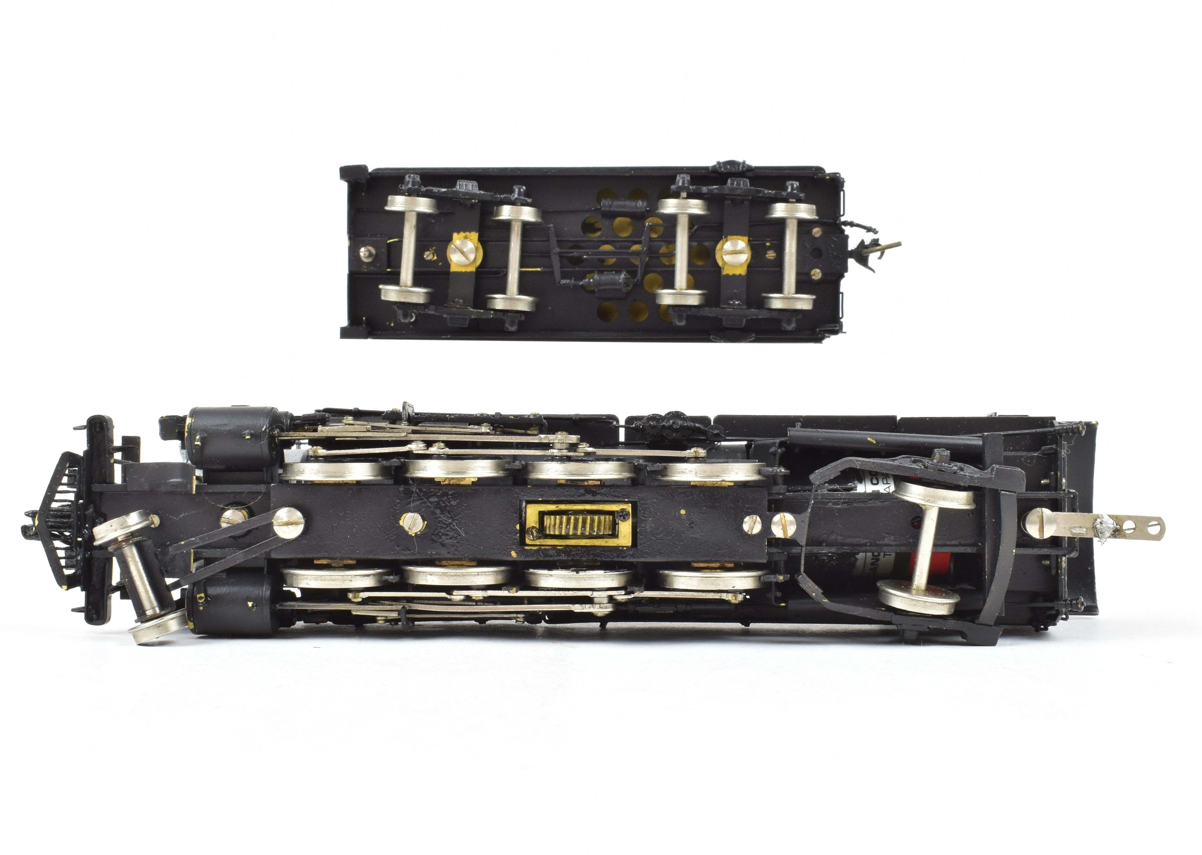 HO Scale Brass Model Train - Overland Models Chicago & North Western J - A 2 - 8 - 2 Mikado Locomotive in AS - IS Condition