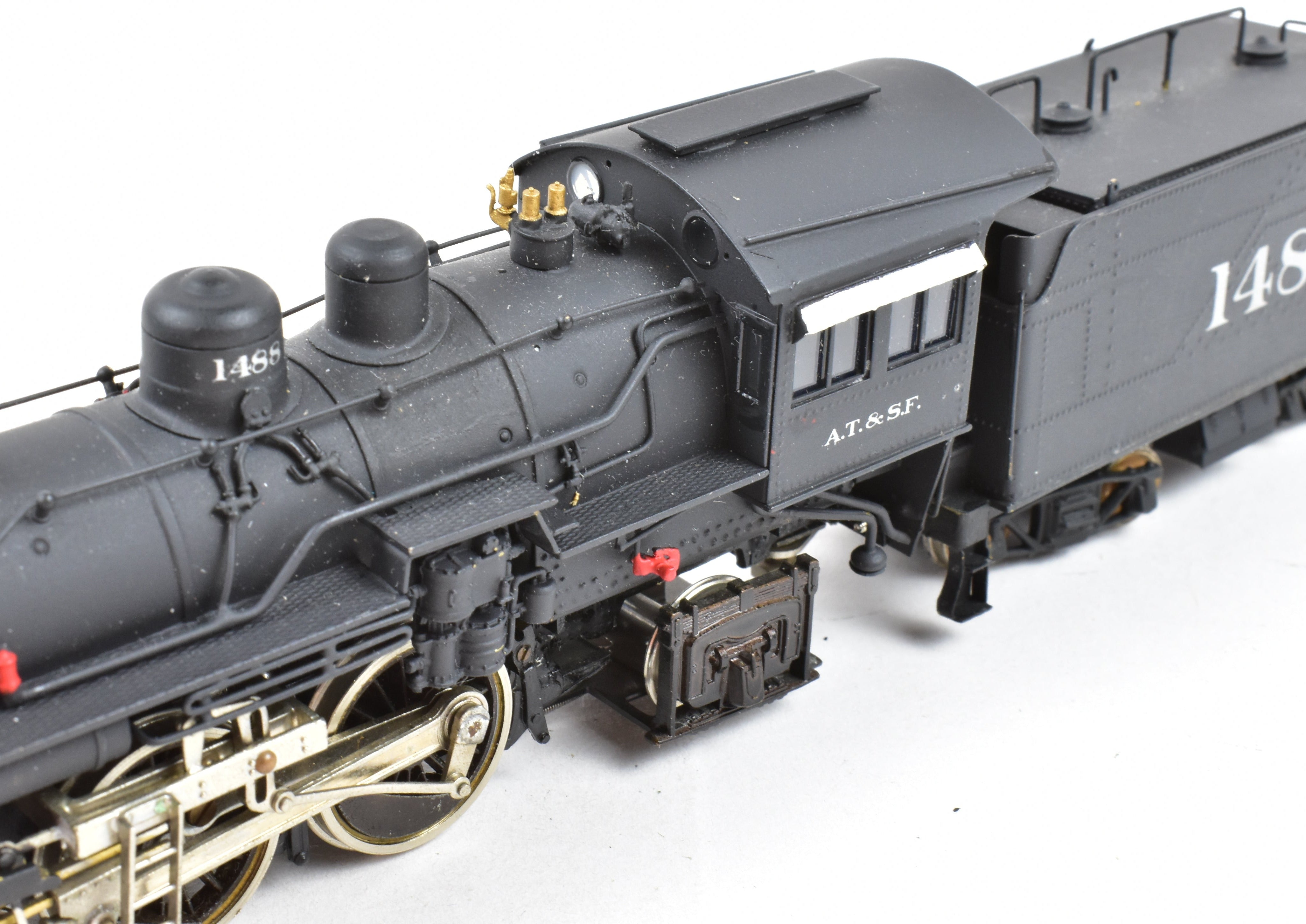 HO Scale Brass Balboa ATSF - Santa Fe 1480 Class 4-4-2 Atlantic Steam Locomotive Model with CP #1488