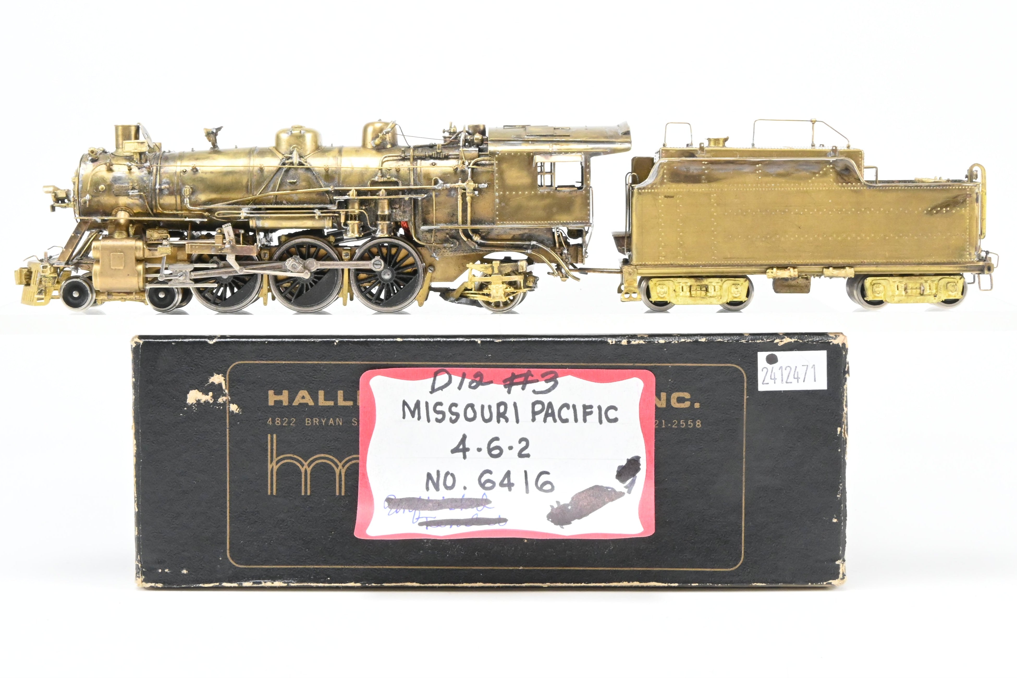 HO Brass Custom Joe G. Collias MP 4-6-2 No. 6416 Unique Model