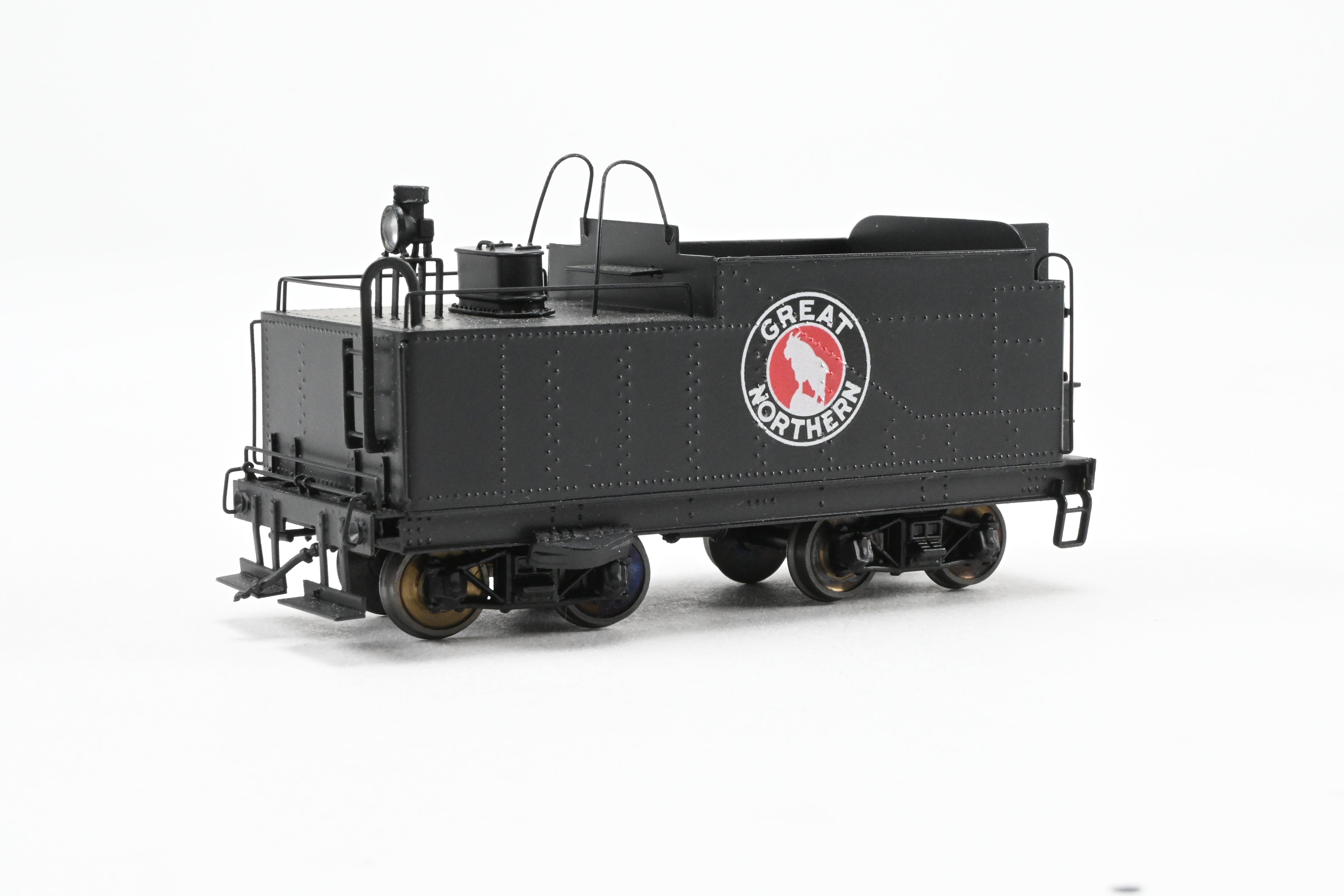 HO Scale Brass Model Train - PFM - Tenshodo Great Northern C - 1 0 - 8 - 0 Switcher Factory Painted Locomotive #821 with TPE Suspension from 1985 Production Run