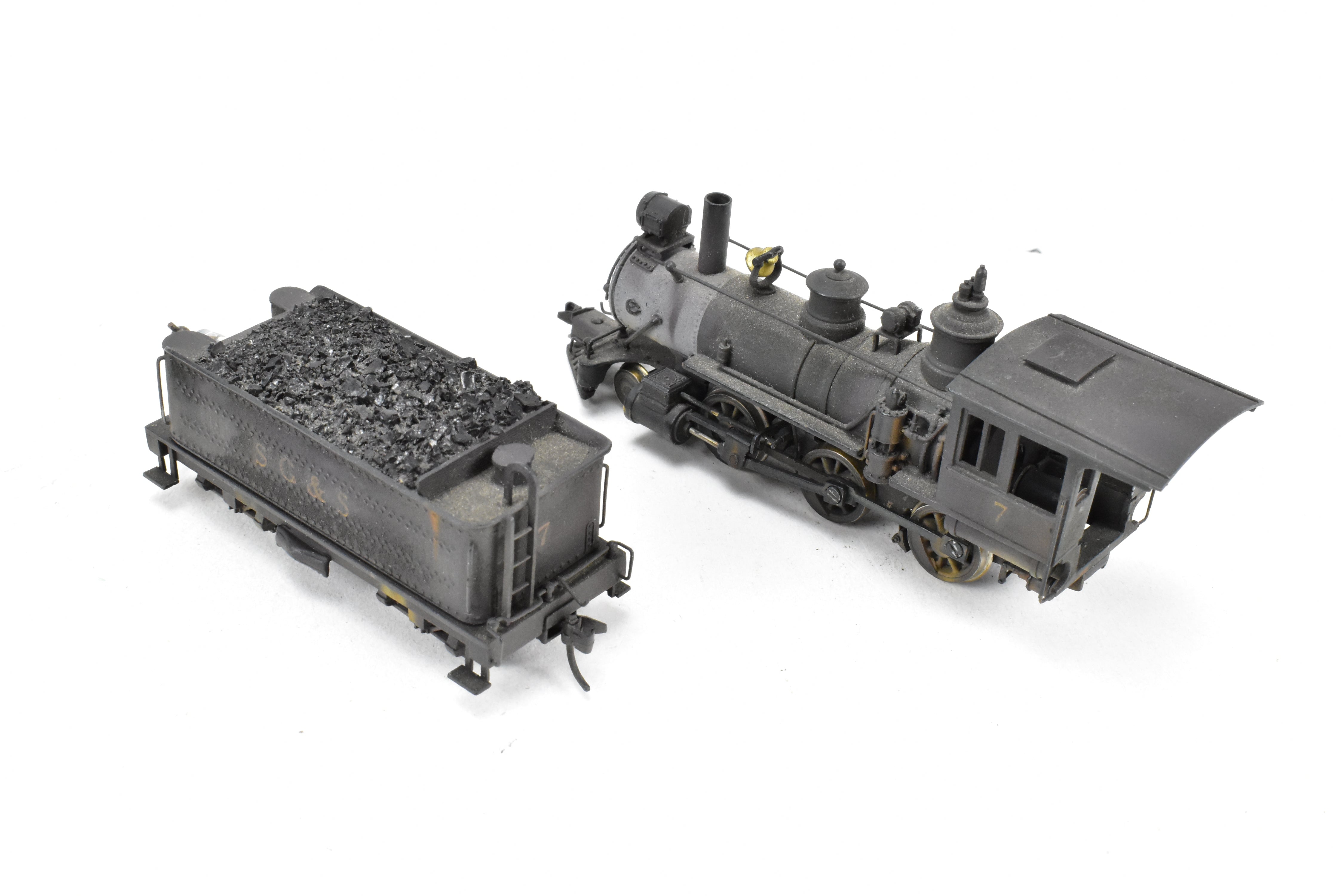 HOn3 Brass Porter Mogul 2-6-0 CP Model by Far East Distributors, Custom Modified